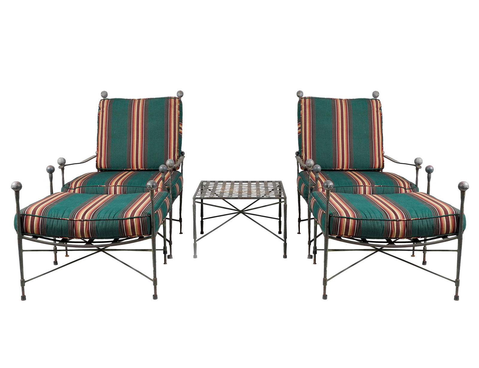 FIVE-PIECE IRON PATIO SET (1 of 11)