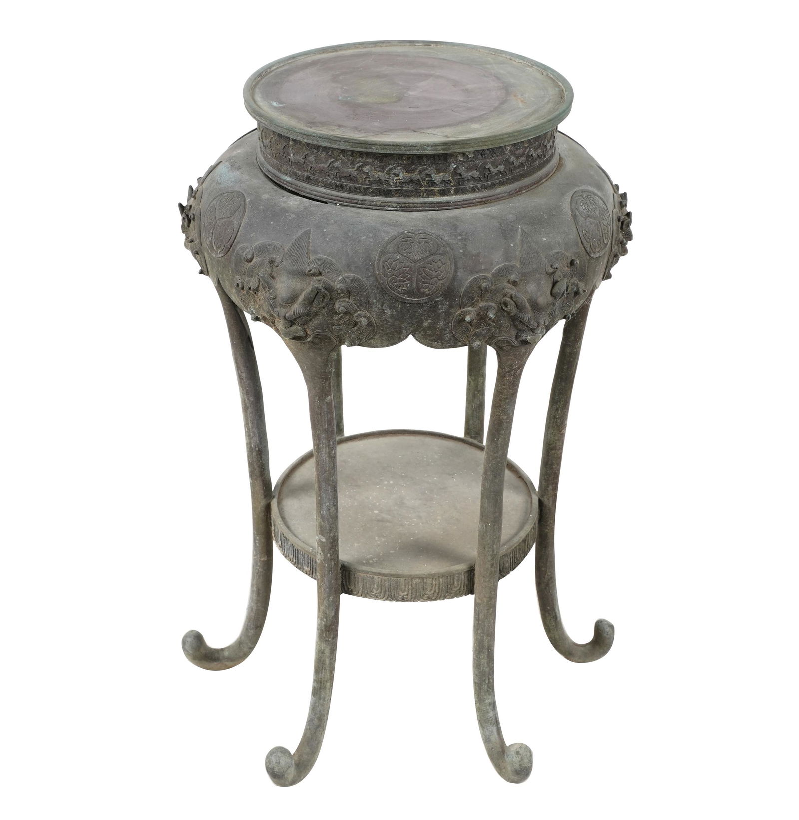 ASIAN COPPER TABOURET (1 of 5)