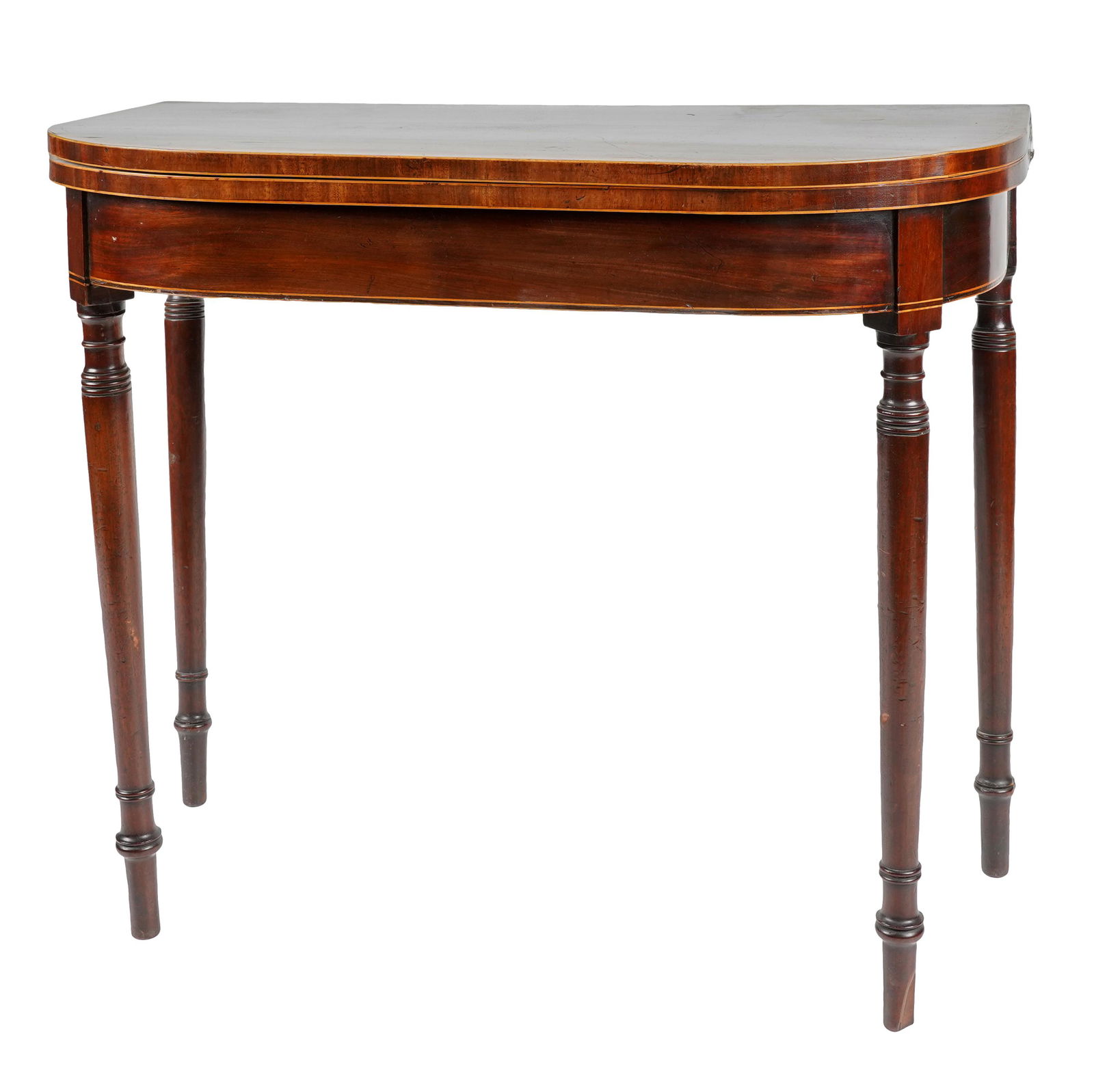 ENGLISH MAHOGANY GATE-LEG GAMES TABLE (1 of 6)