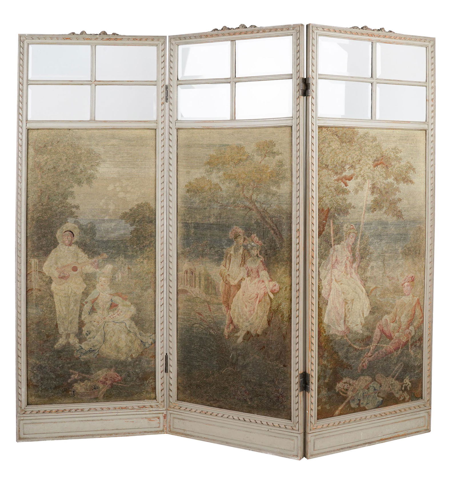NEOCLASSIC THREE-FOLD FLOOR SCREEN (1 of 7)