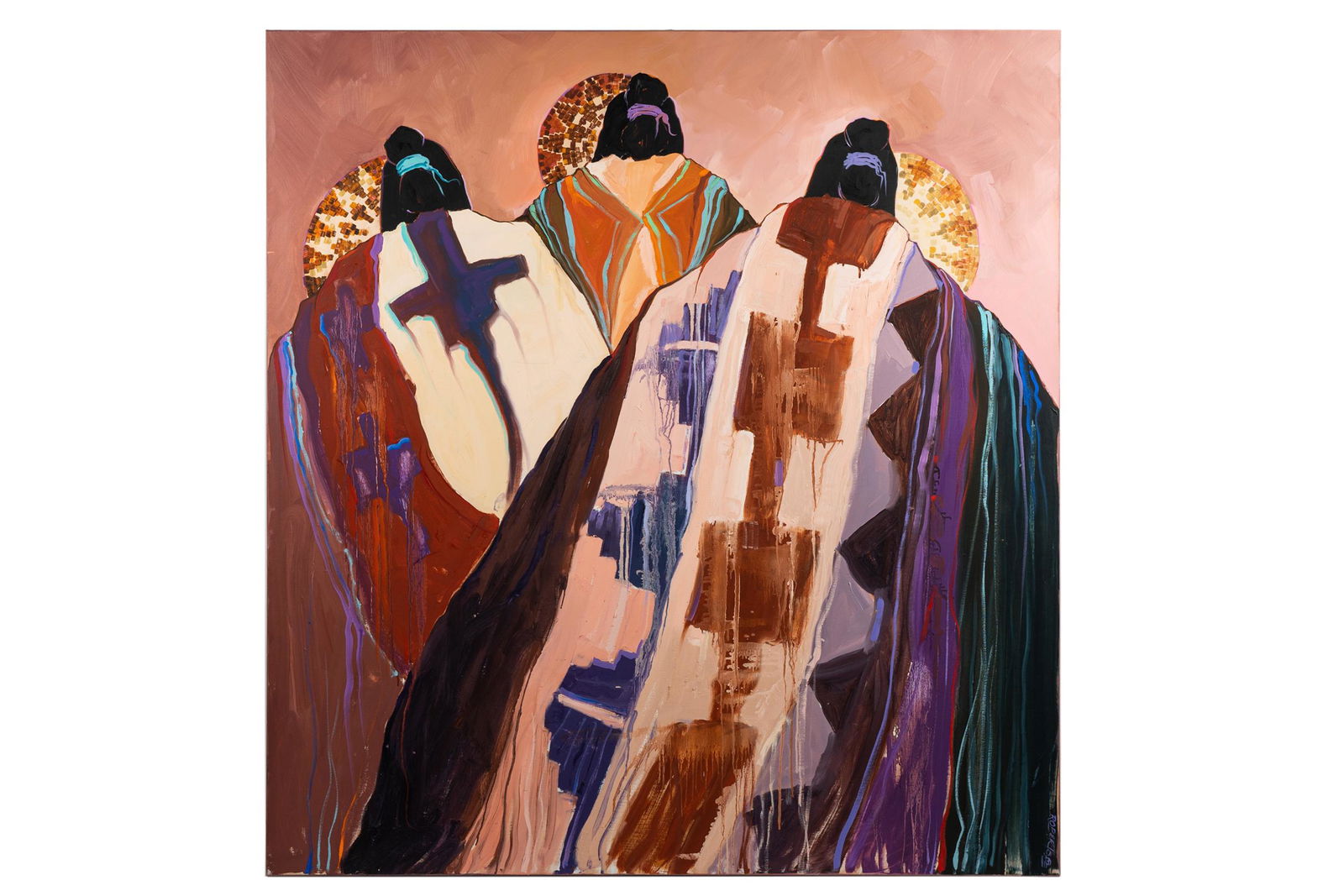 DOLONA ROBERTS (B. 1936): THREE WOMEN (1 of 15)