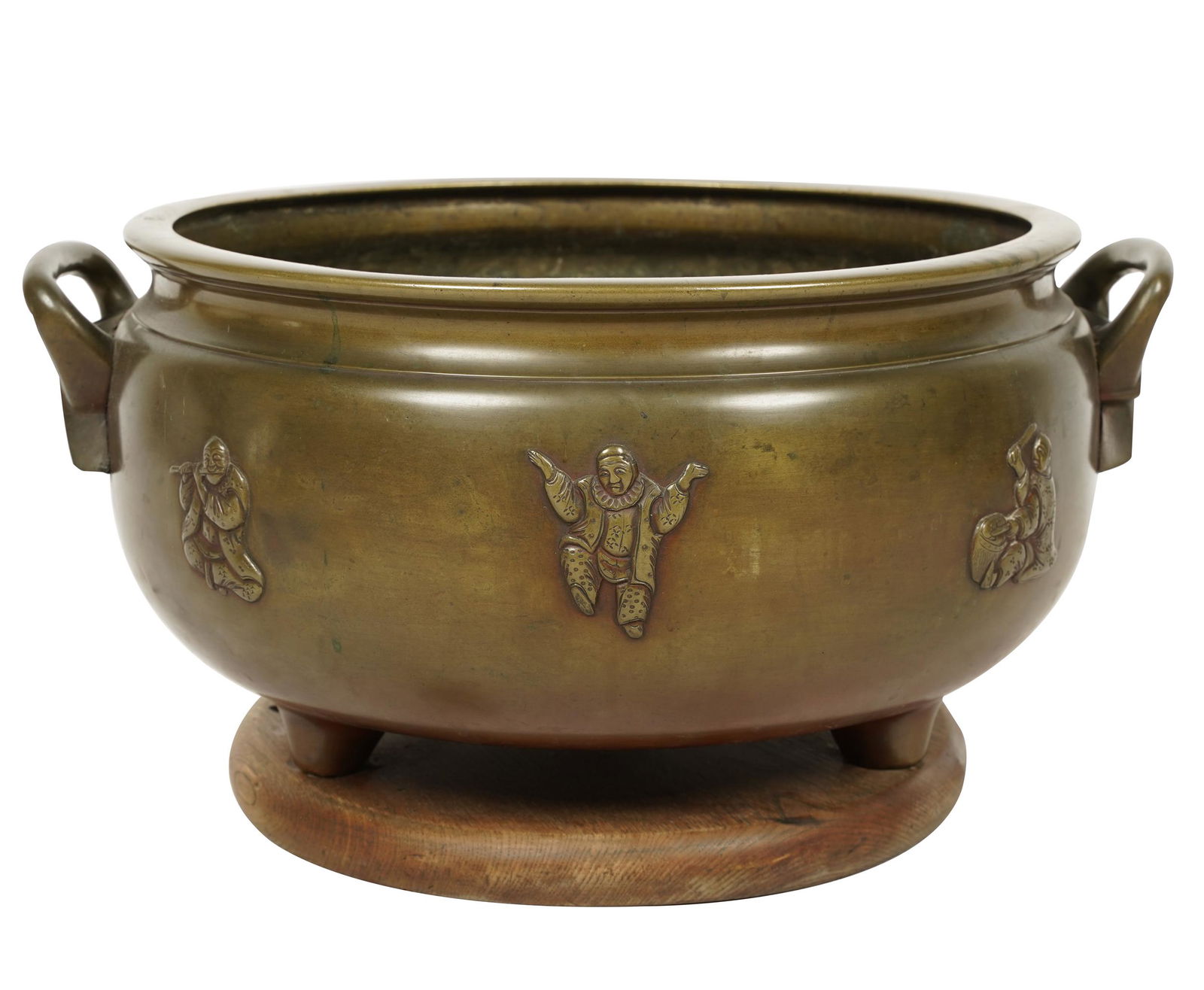 CHINESE BRONZE JARDINIERE (1 of 8)