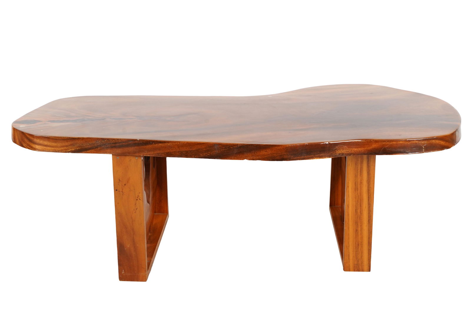 CARVED WOOD COFFEE TABLE (1 of 8)