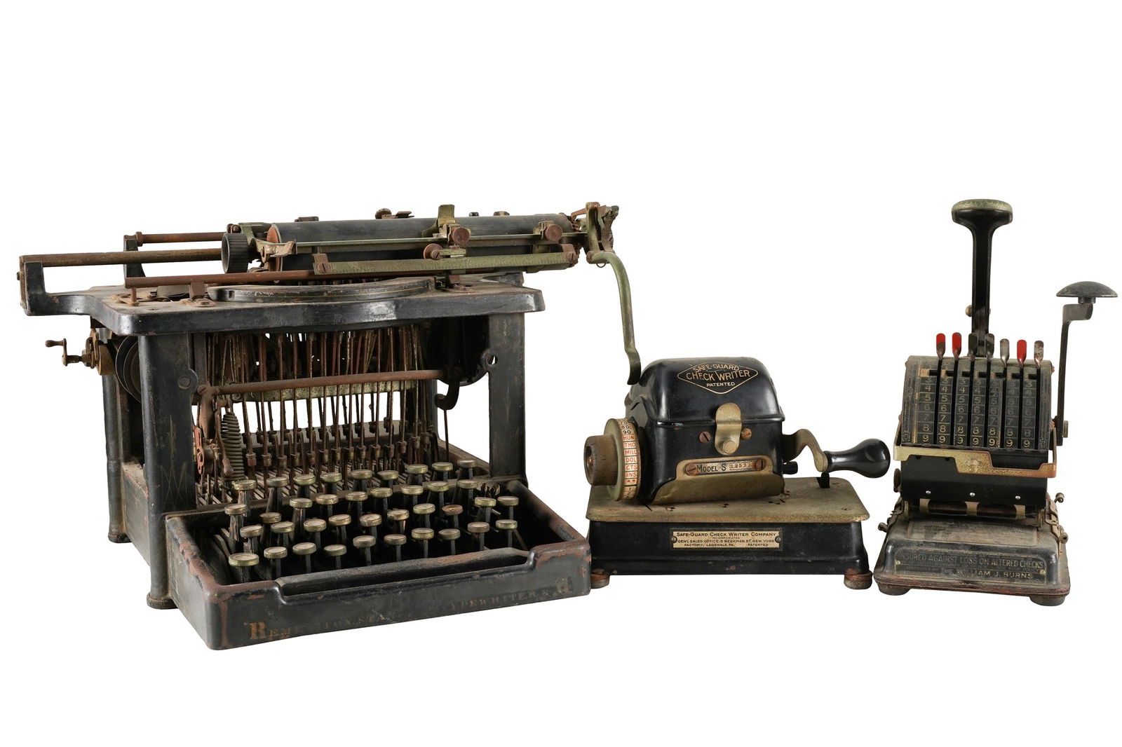 THREE VINTAGE OFFICE MACHINES (1 of 13)