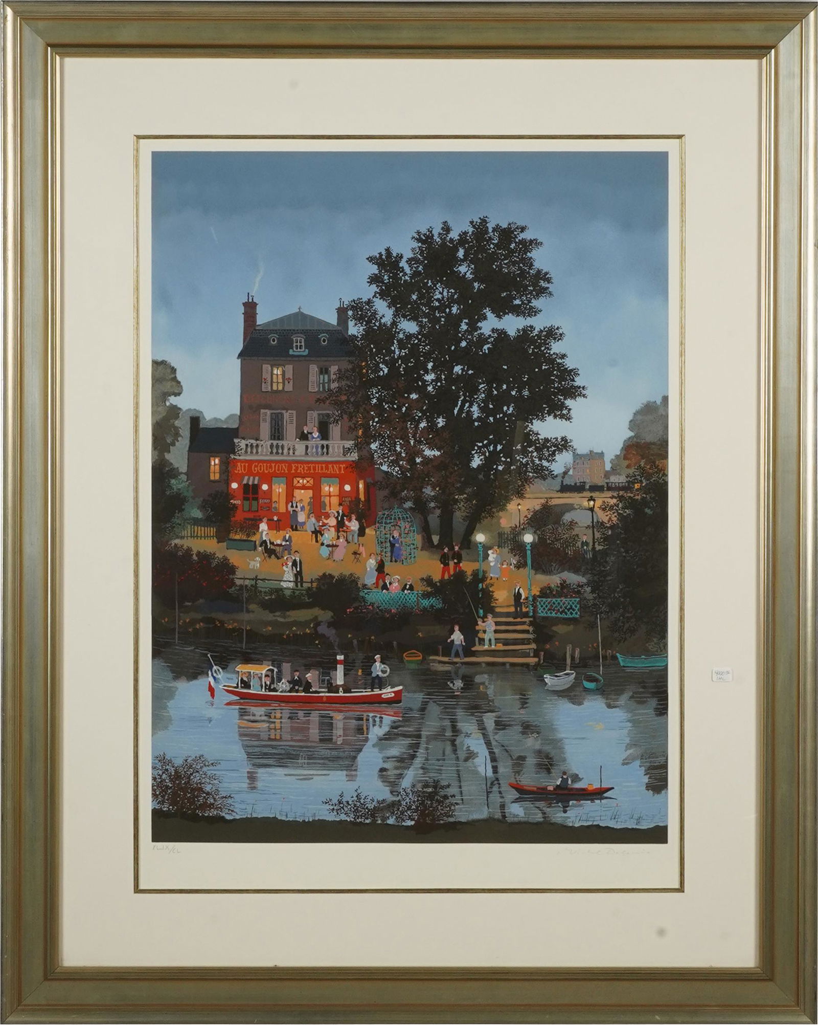 MICHEL DELACROIX (1933- ): "AH! LES BEAUX JOURS" (1 of 6)