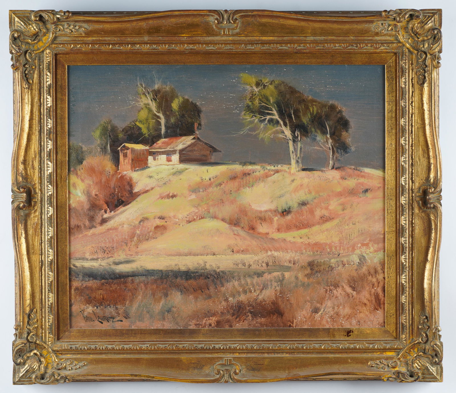 PAUL LAURITZ (1899 - 1975): COTTAGE LANDSCAPE (1 of 12)