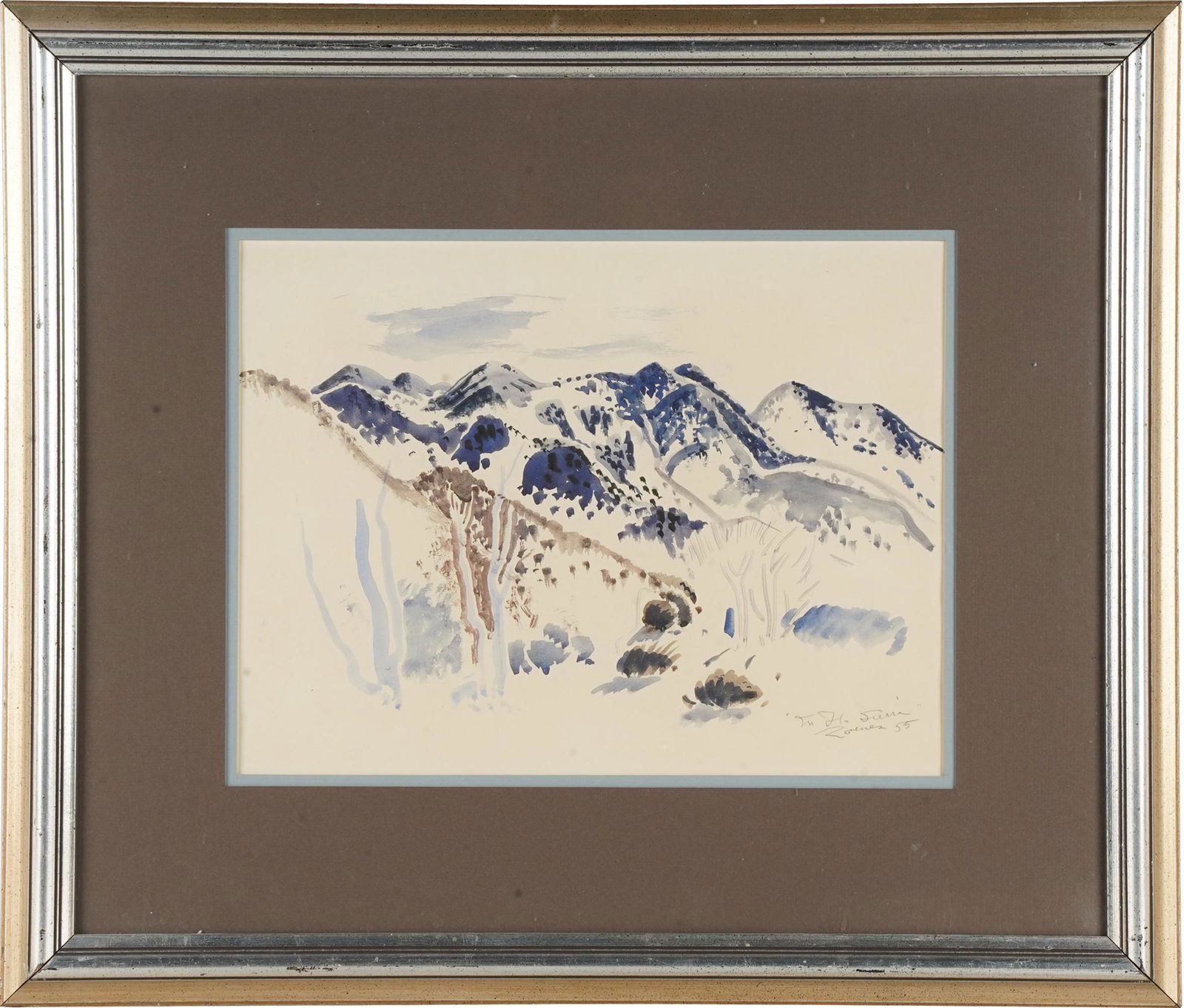 MILFORD ZORNES (1908 - 2008): IN THE SIERRA (1 of 7)