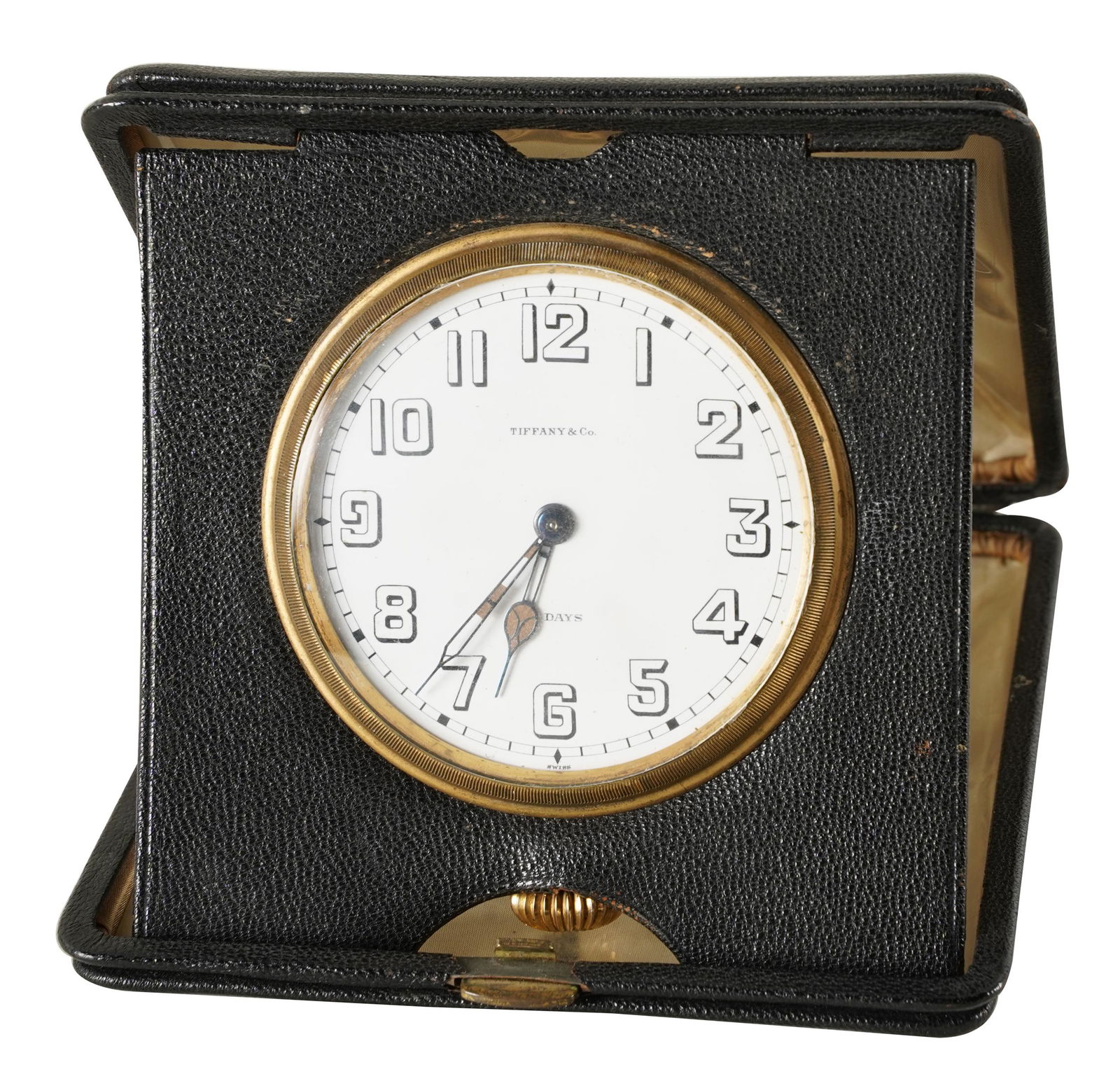 TIFFANY & CO. EIGHT DAY POCKETWATCH DESK CLOCK (1 of 5)