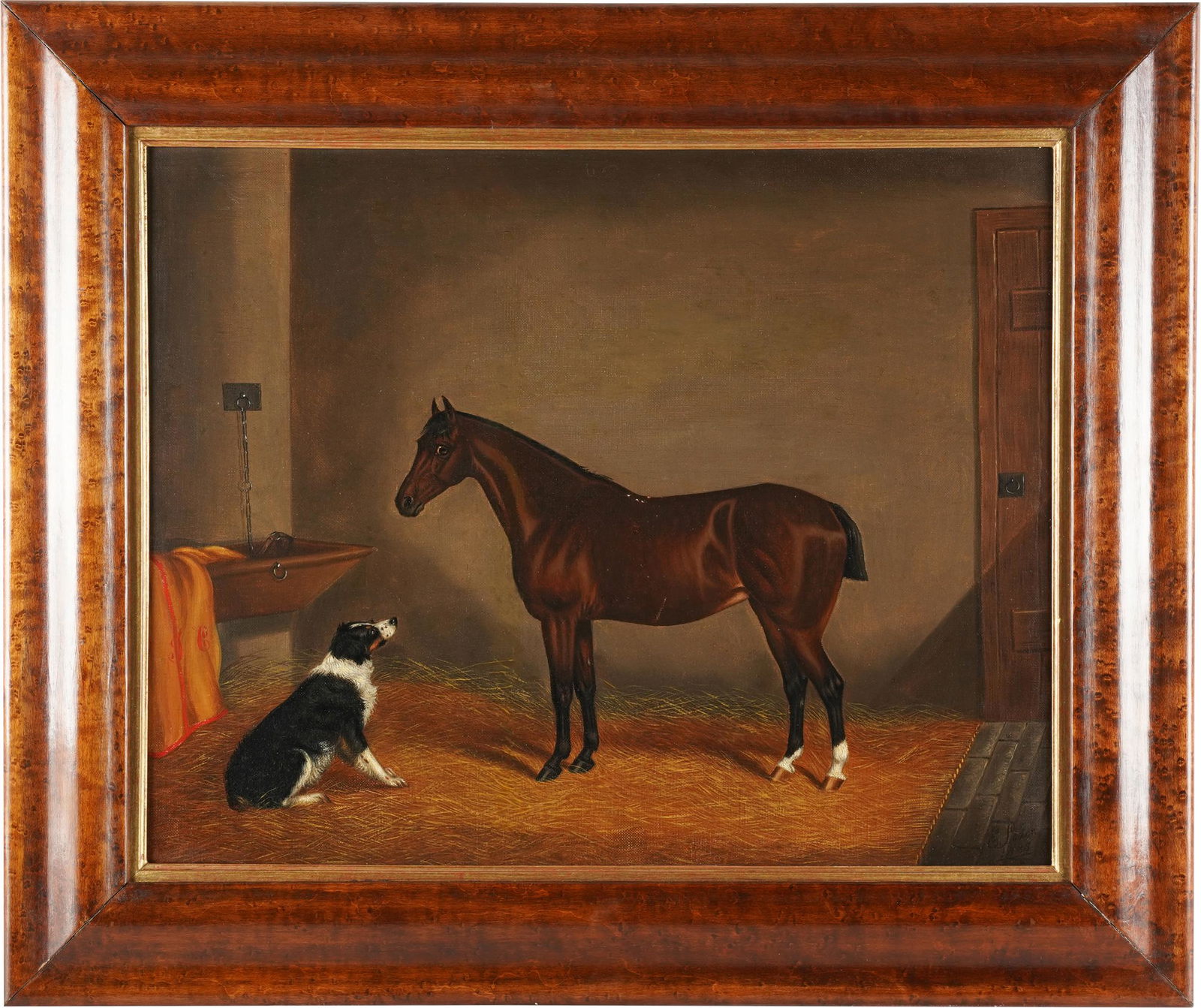 EDWIN LODER (1827 - 1885): HORSE & DOG (1 of 8)