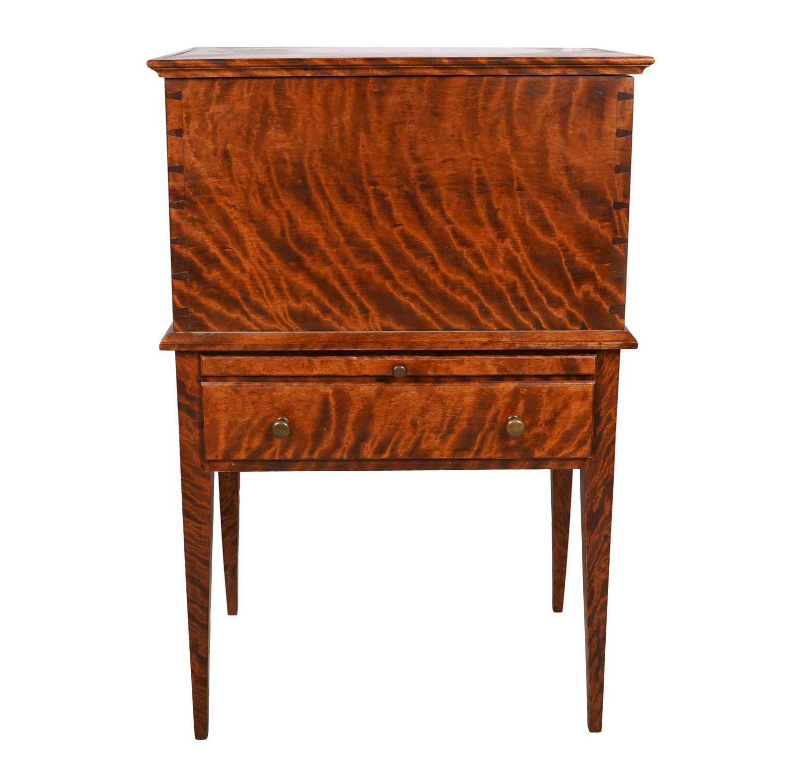 BOB KLOES: SHAKER-STYLE SUGAR CHEST ON STAND (1 of 9)