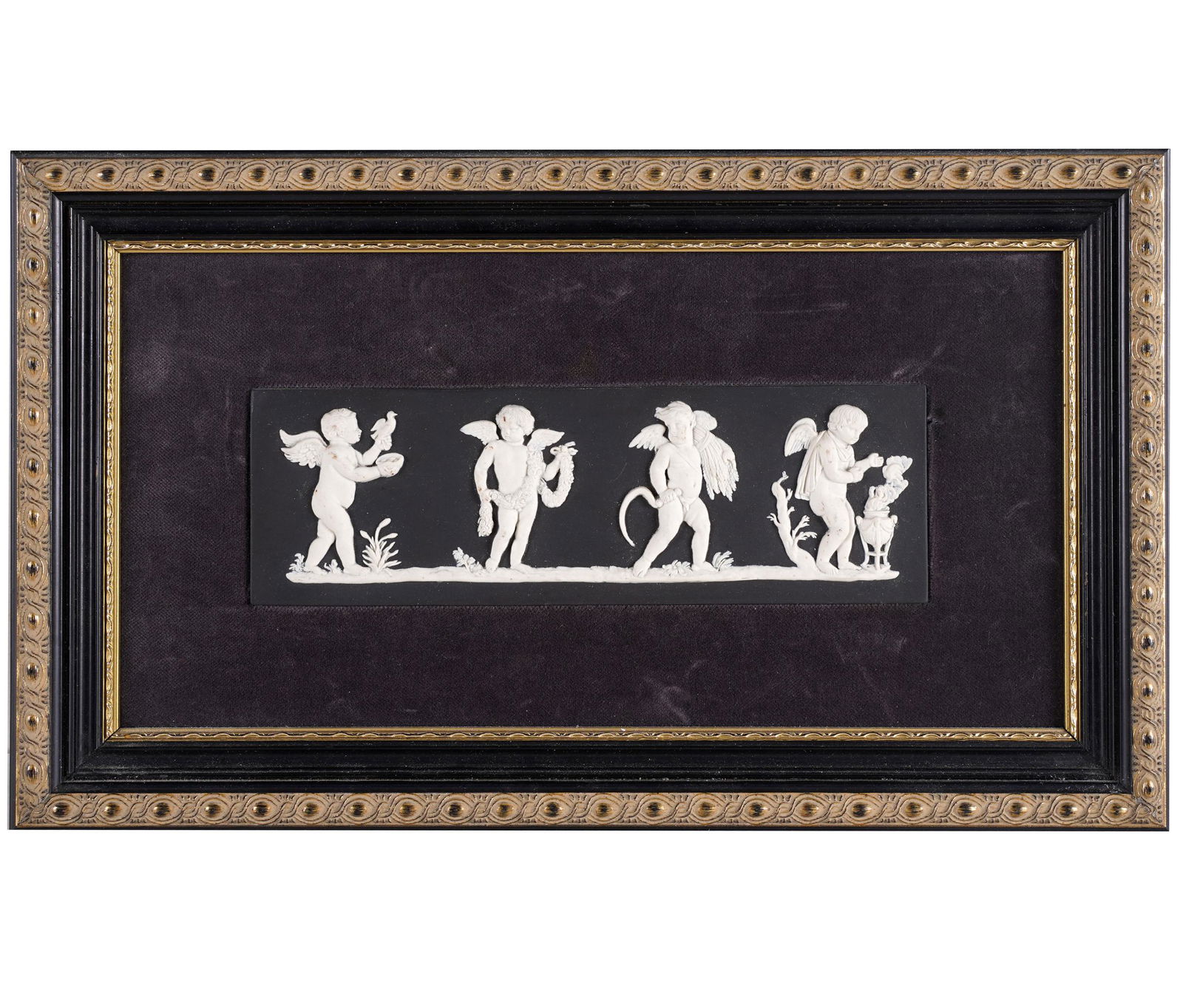 WEDGWOOD "THE SEASONS" JASPERWARE PORCELAIN PLAQUE (1 of 7)