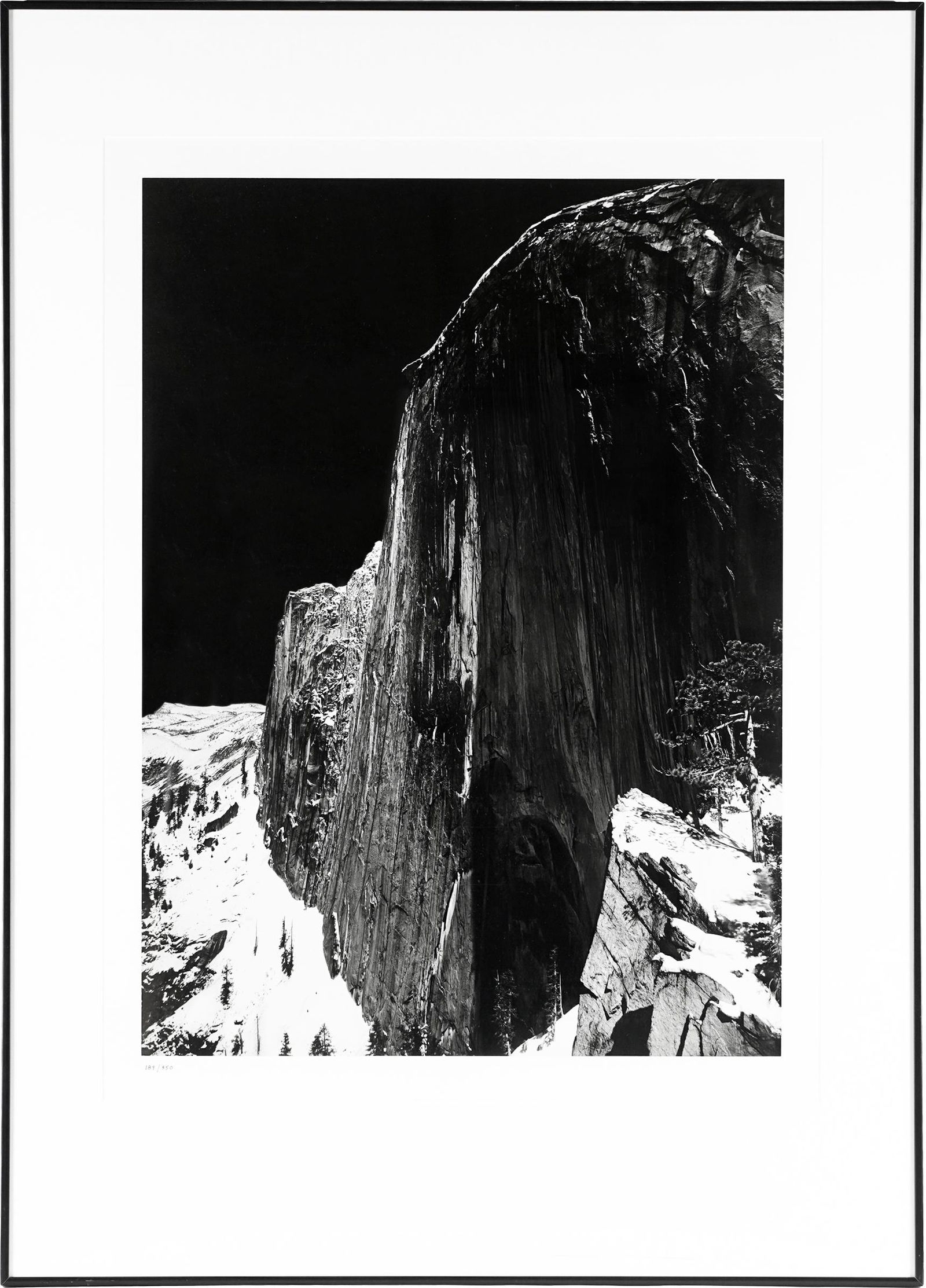ANSEL ADAMS (1902 - 1984): MONOLITH/FACE OF HALF DOME (1 of 10)