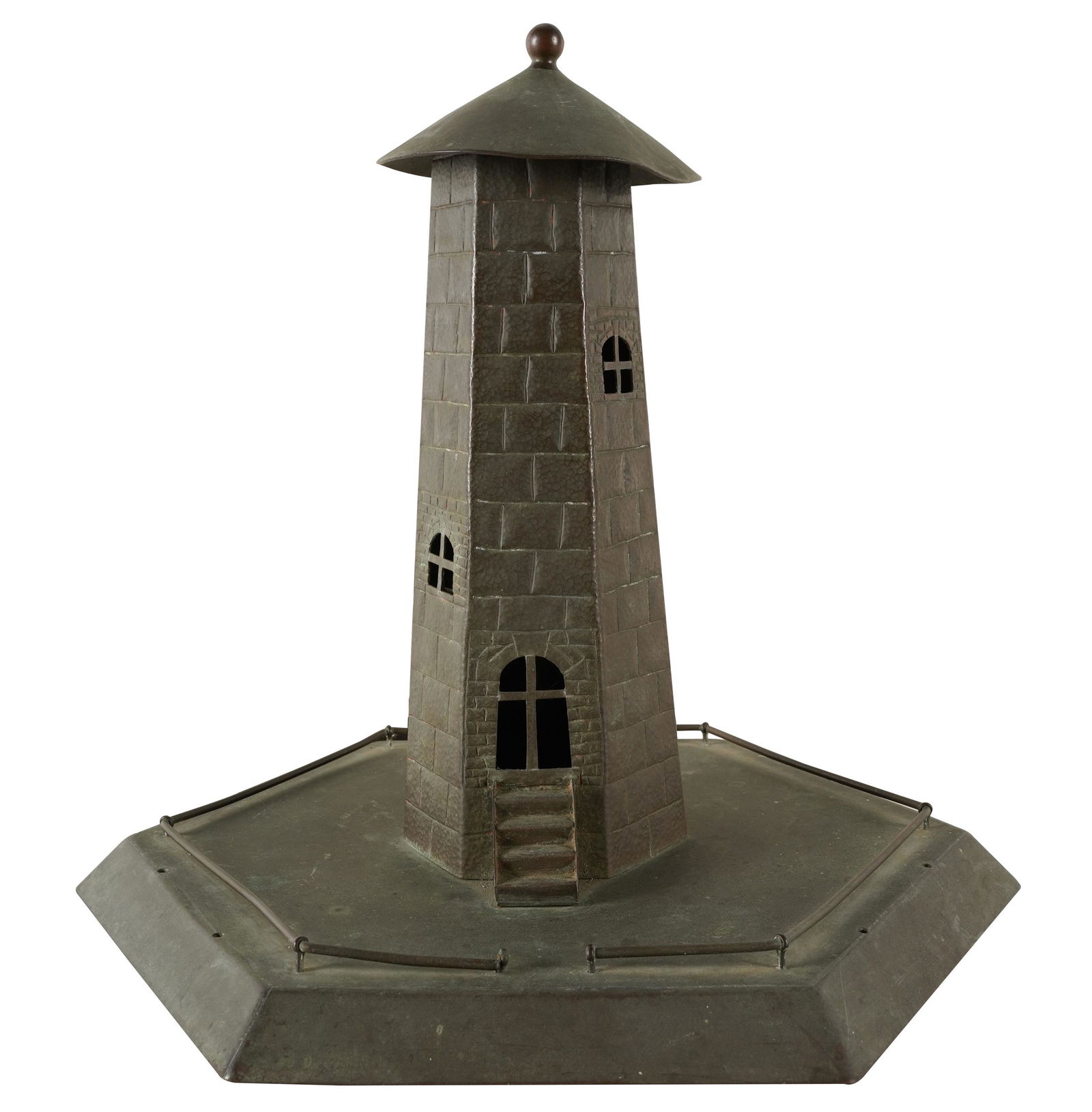 COPPER LIGHTHOUSE TABLE LAMP (1 of 10)