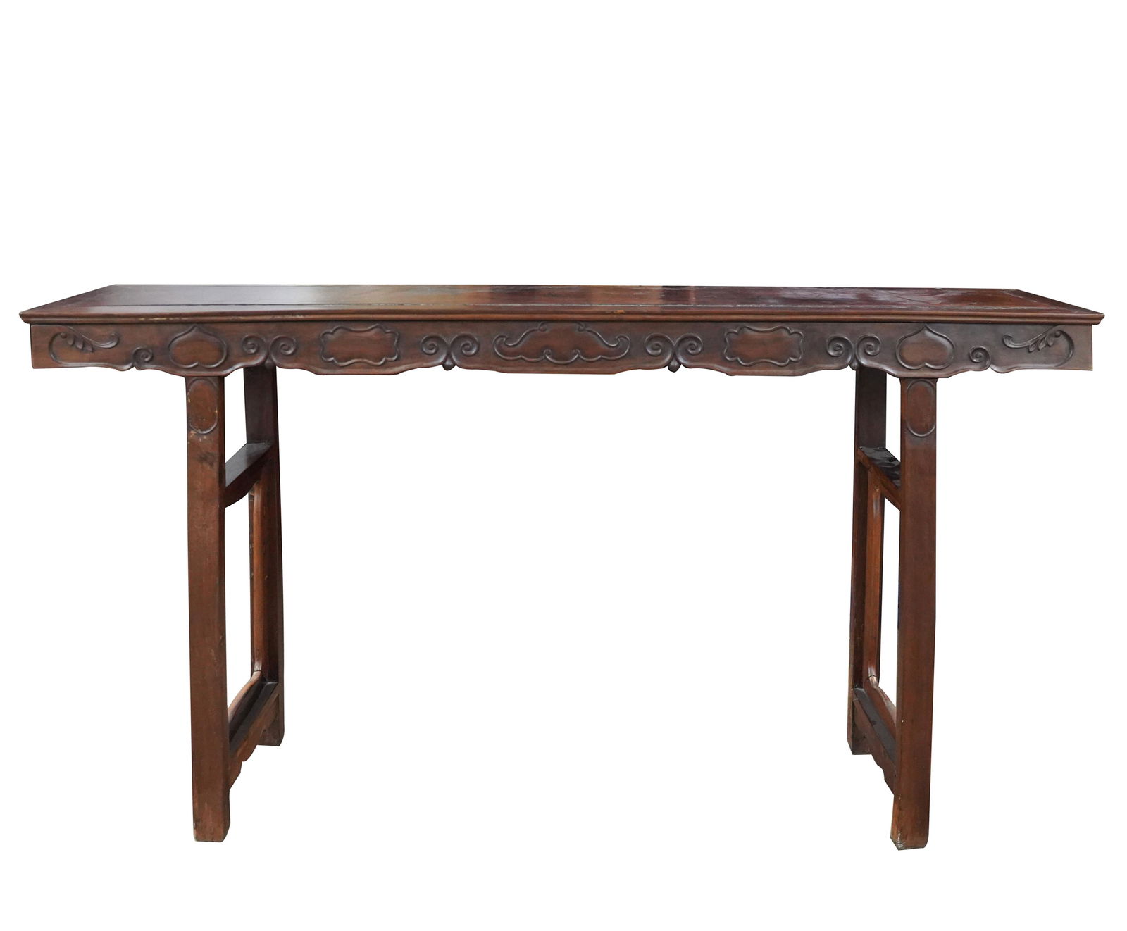CHINESE CARVED WOOD ALTAR TABLE (1 of 9)