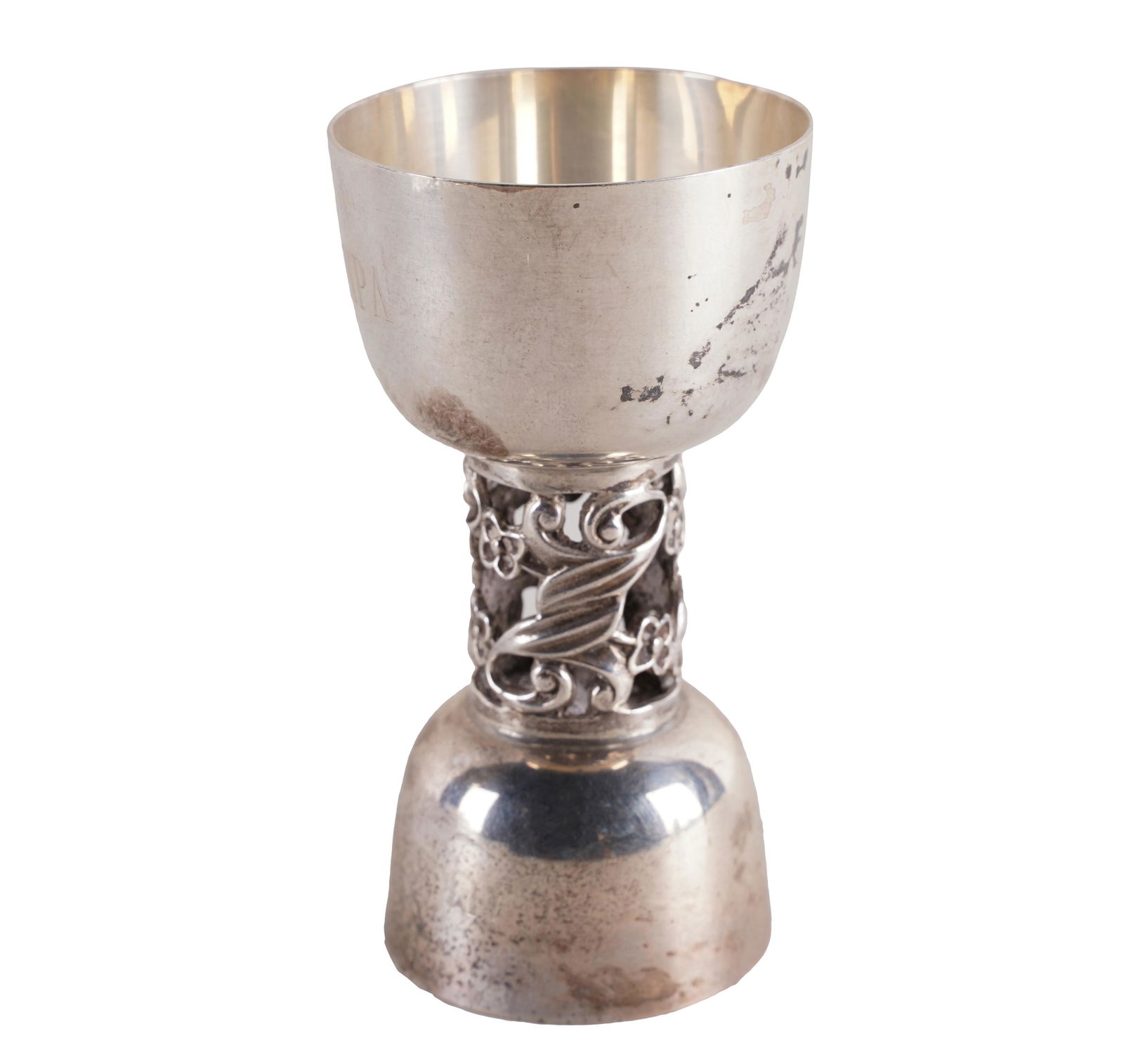 CAROL CHANNING BALDWIN & MILLER STERLING DOUBLE JIGGER (1 of 7)