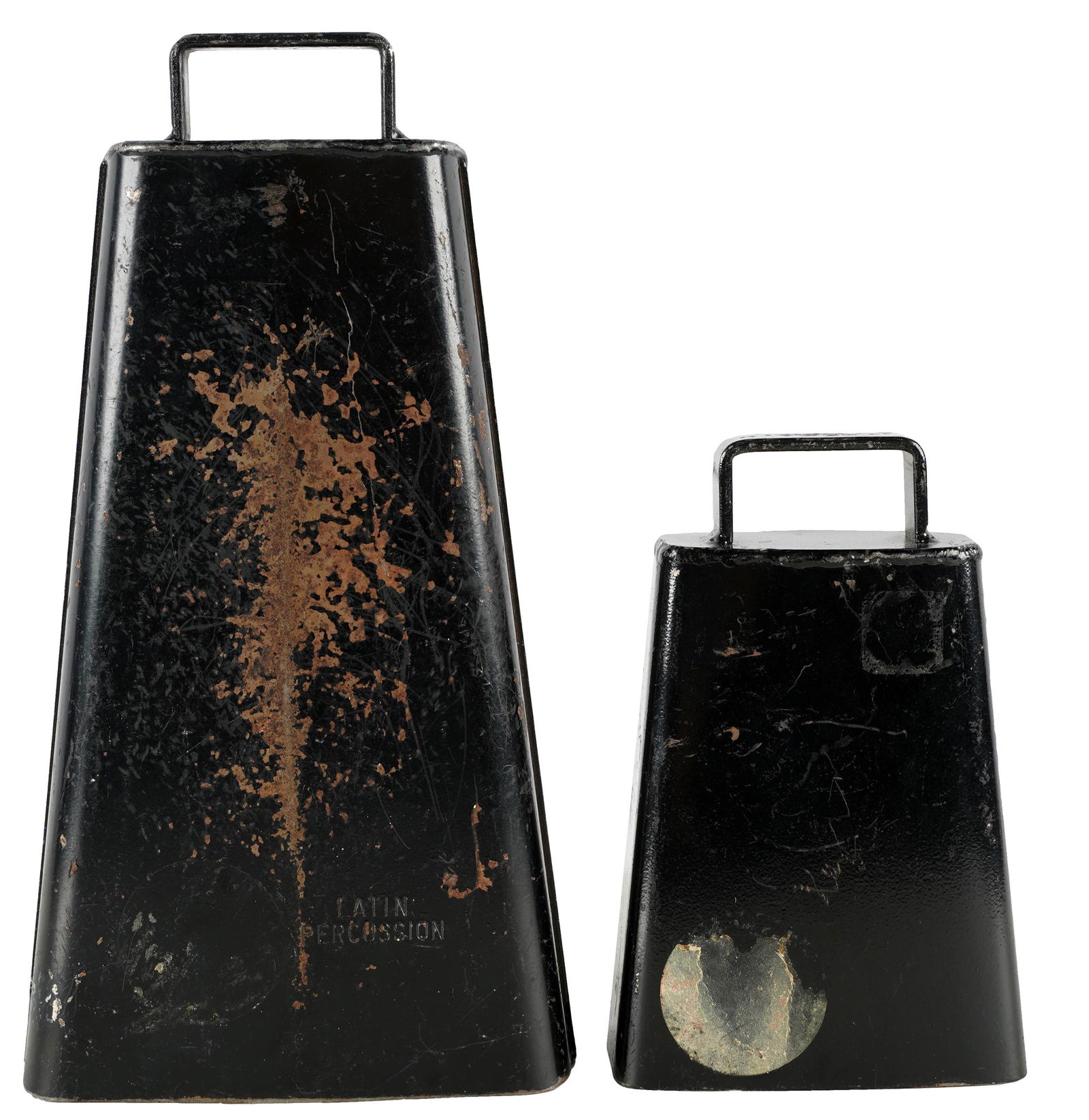CAROL CHANNING TWO VINTAGE LATIN PERCUSSION COWBELLS (1 of 7)