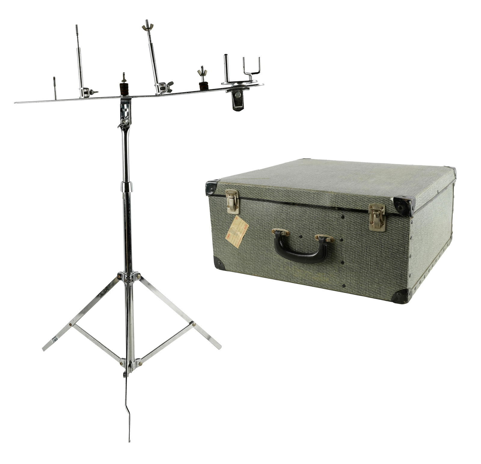 CAROL CHANNING VINTAGE PERCUSSION STAND & CASE (1 of 14)