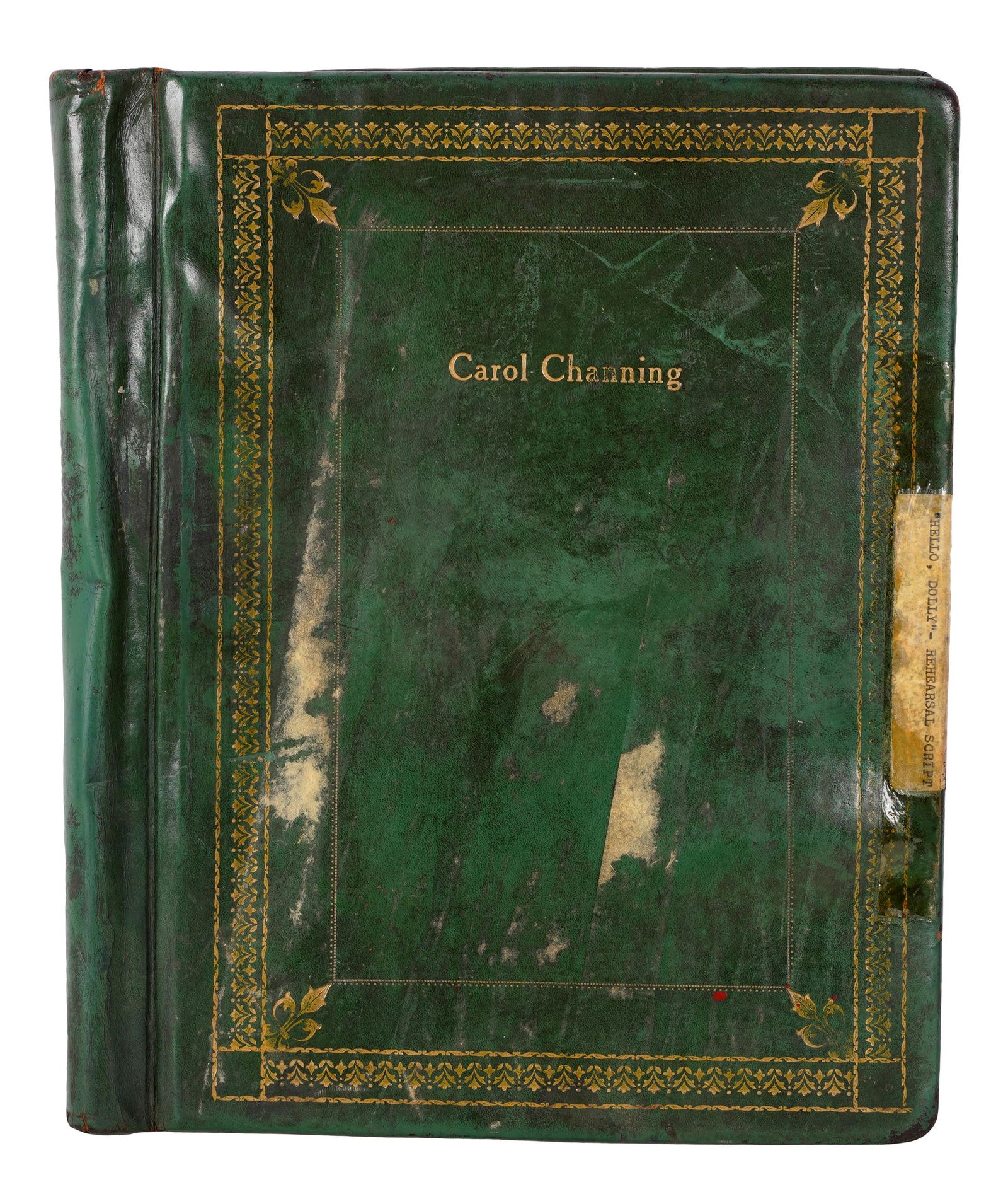 CAROL CHANNING HELLO DOLLY REHEARSAL SCRIPT COVER (1 of 11)