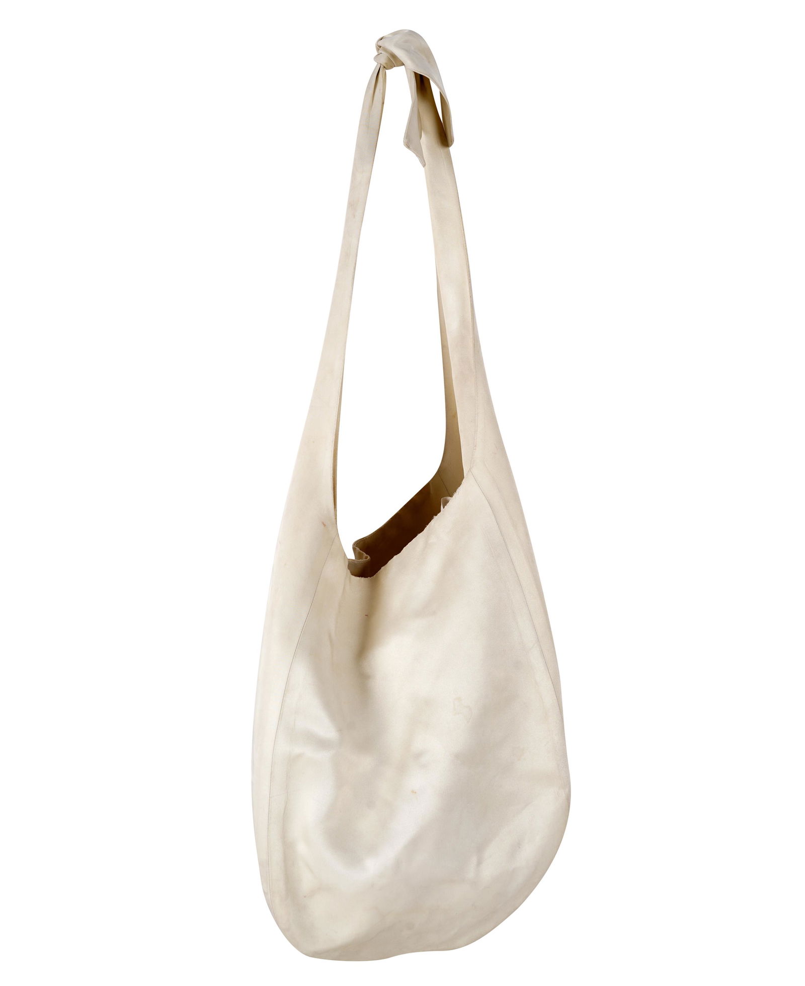 CAROL CHANNING VINTAGE HALSTON VORY HOBO BAG (1 of 8)
