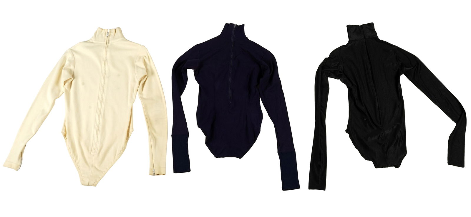 CAROL CHANNING GROUP OF 3 TURTLENECK BODYSUITS (1 of 11)