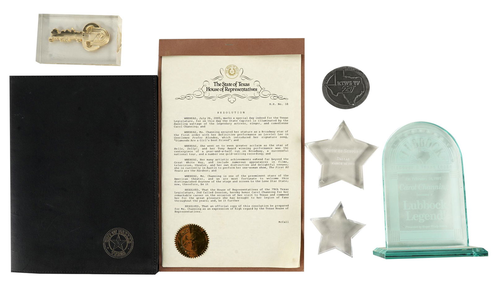 CAROL CHANNING GROUP OF TEXAS AWARDS (1 of 9)