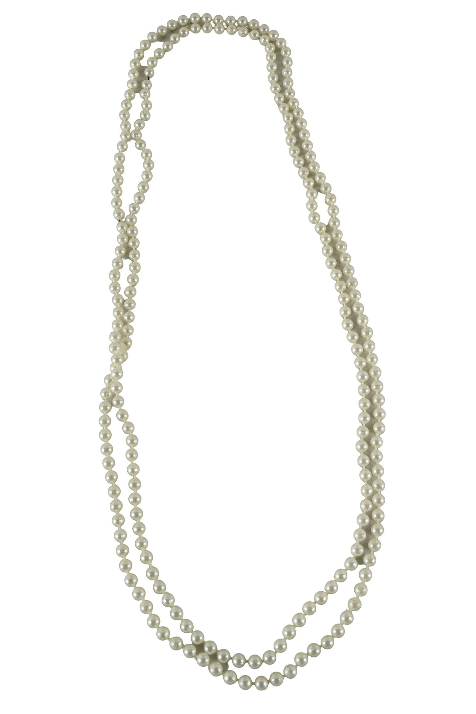 CAROL CHANNING STRAND OF OPERA LENGTH FAUX PEARLS (1 of 8)