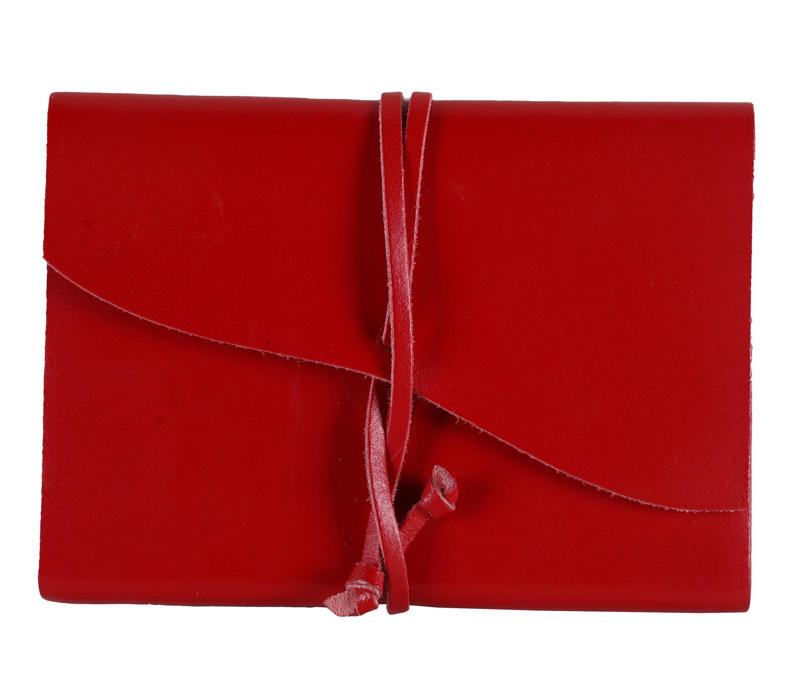 CAROL CHANNING RED LEATHER BOUND UNUSED DIARY (1 of 5)