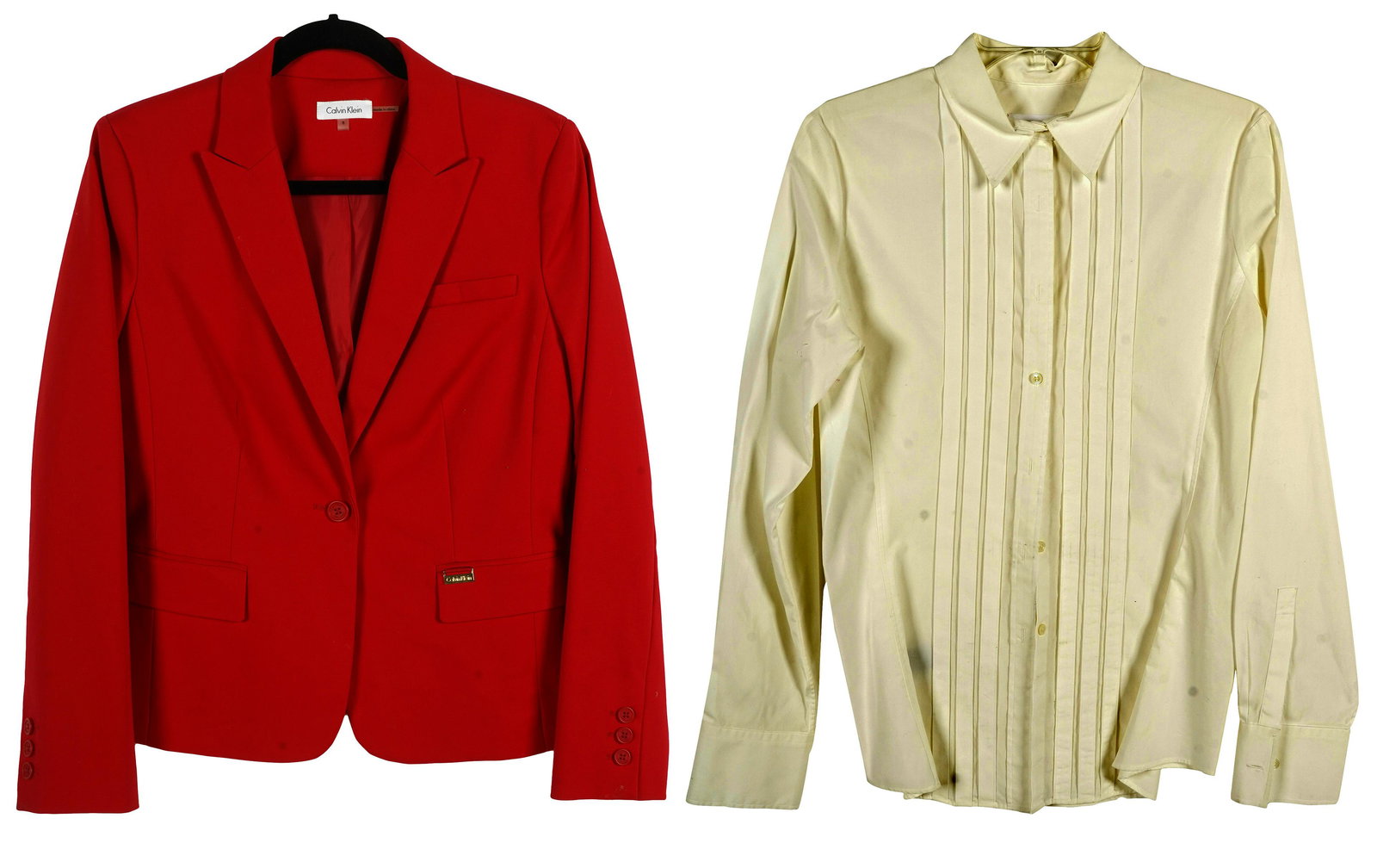 CAROL CHANNING CALVIN KLEIN JACKET & SHIRT (1 of 14)