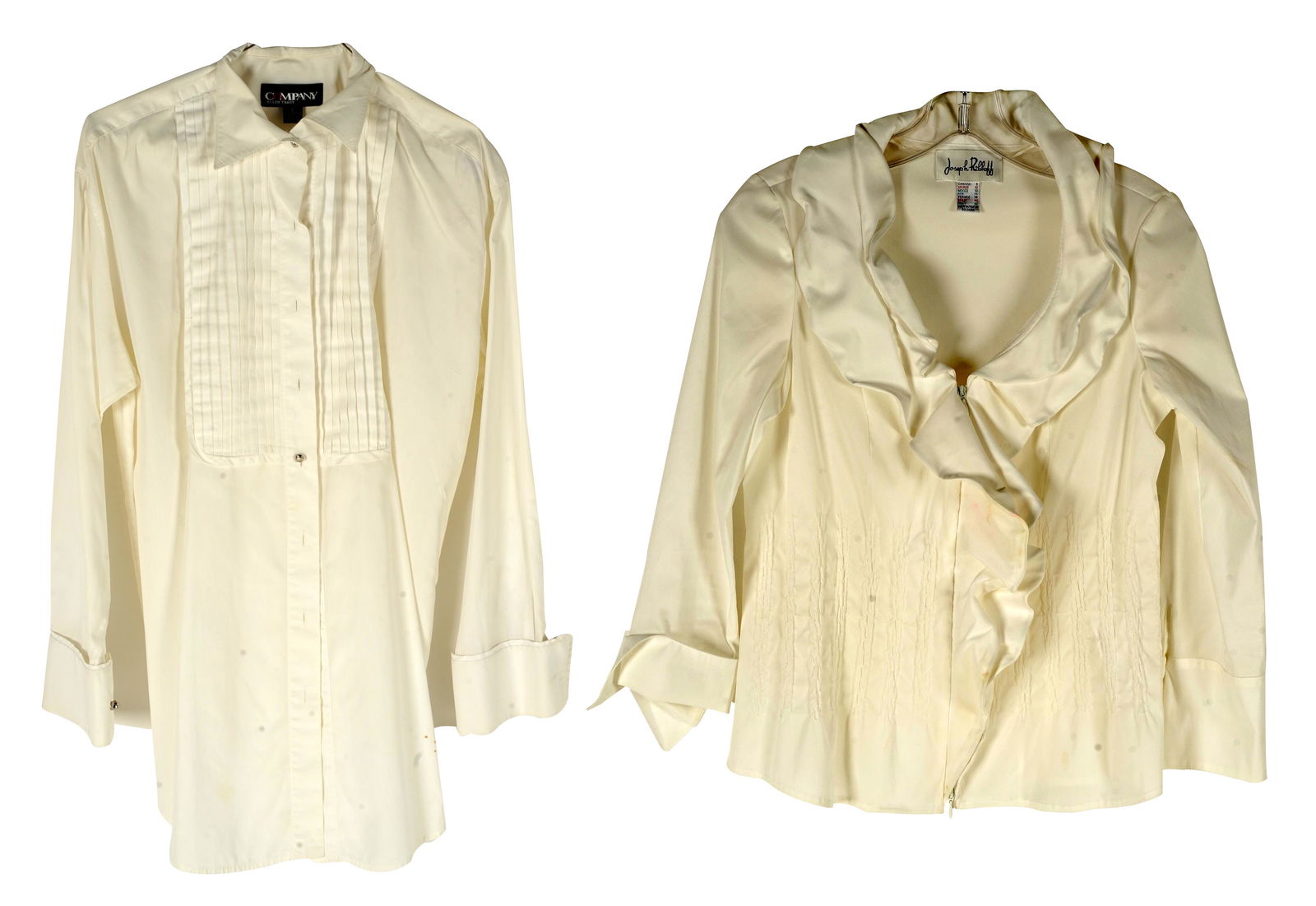 CAROL CHANNING GROUP OF TWO FORMAL BLOUSES (1 of 13)