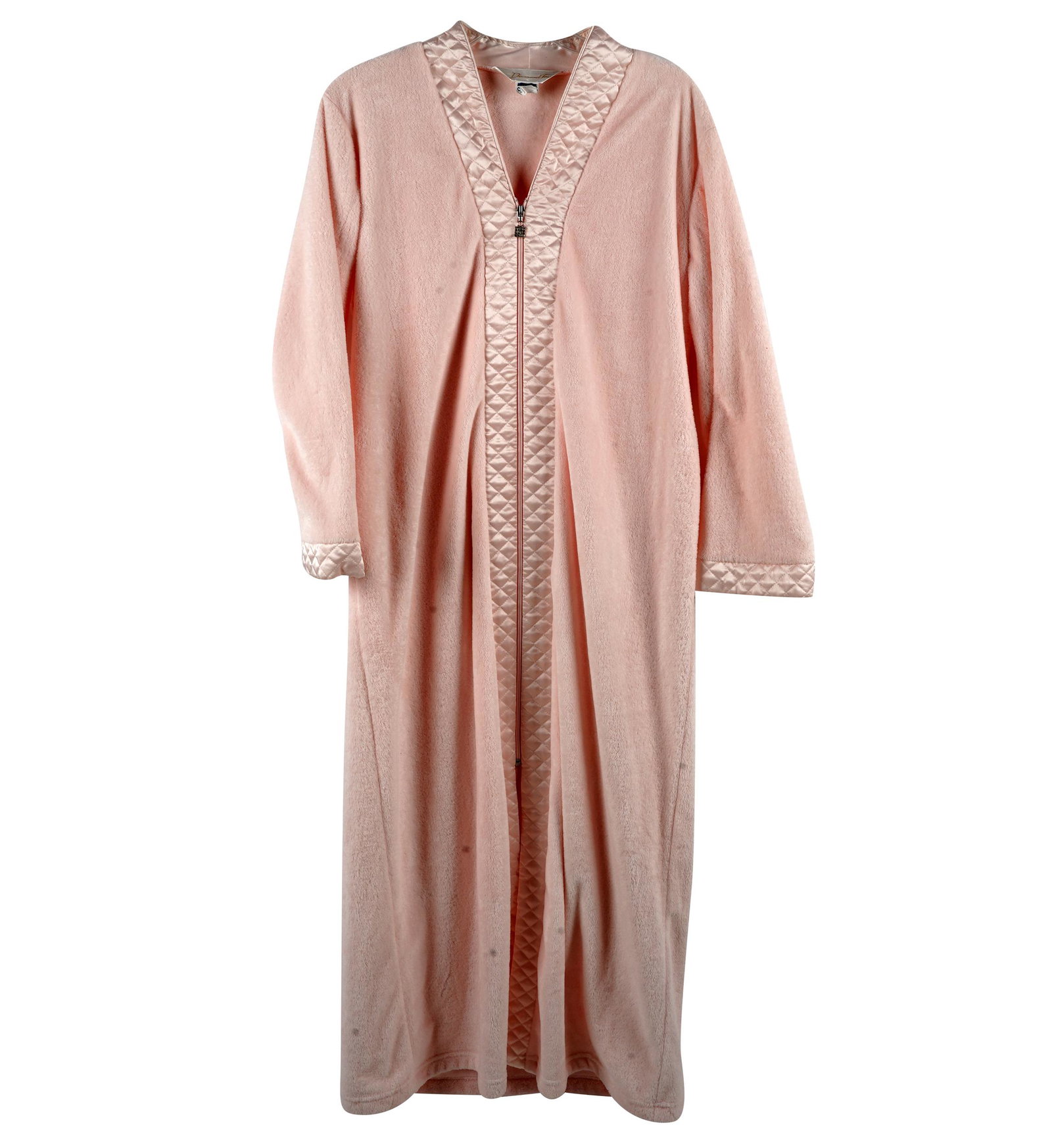 CAROL CHANNING DIAMOND TEA PINK DRESSING GOWN (1 of 7)