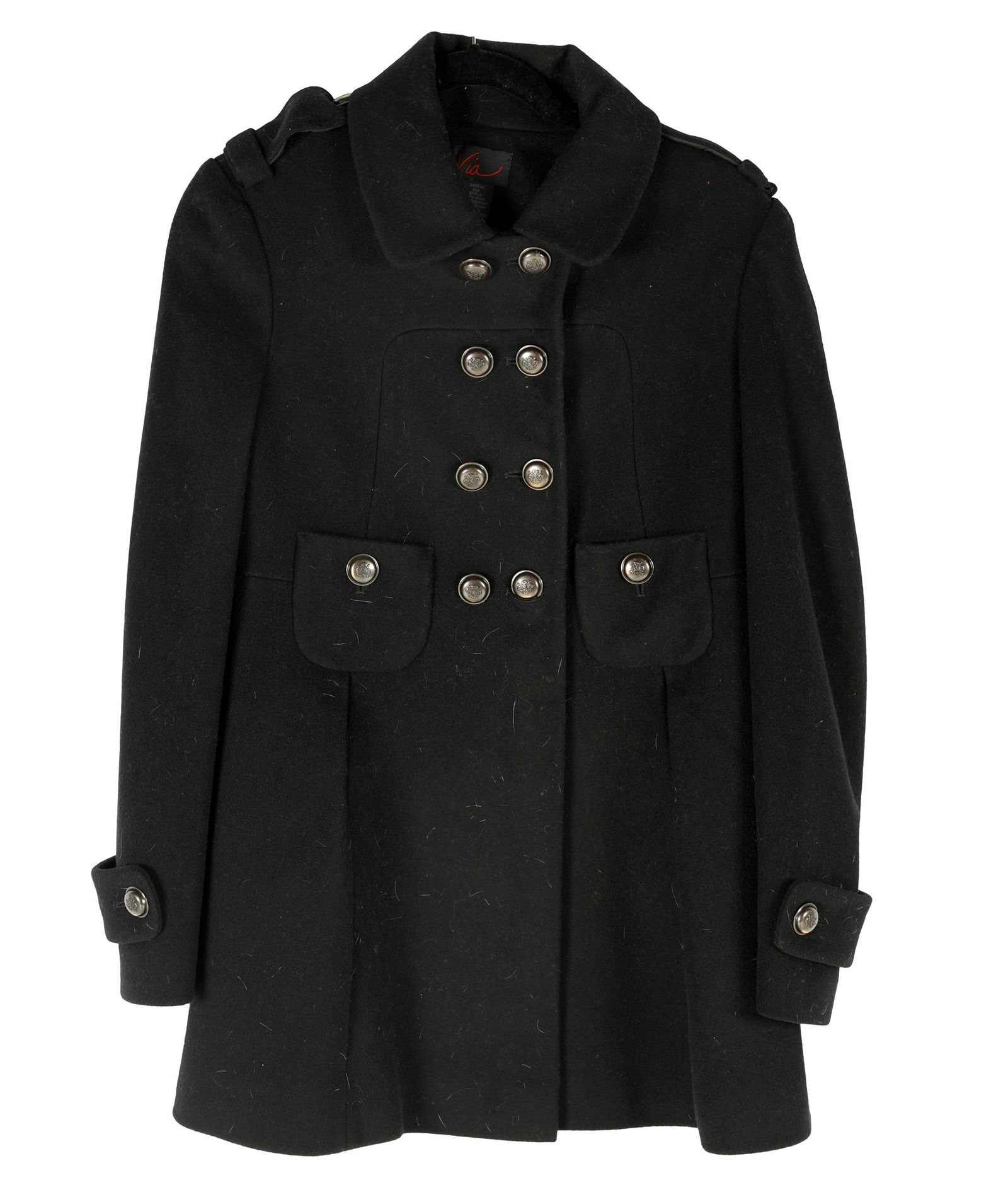 CAROL CHANNING WOOL-BLEND PEA COAT BY VIA (1 of 6)