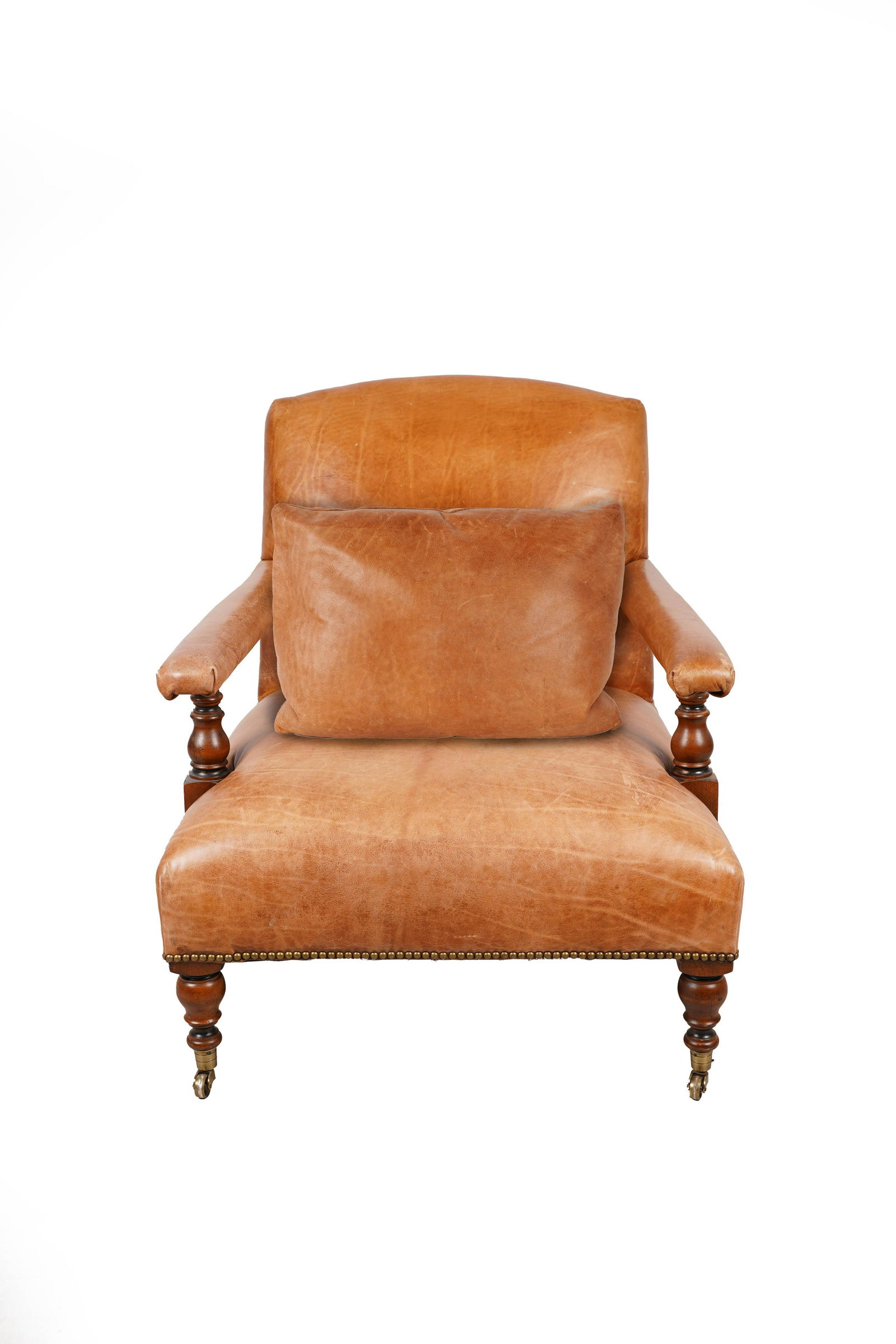 RALPH LAUREN "OLIVER" LEATHER ARMCHAIR (1 of 8)