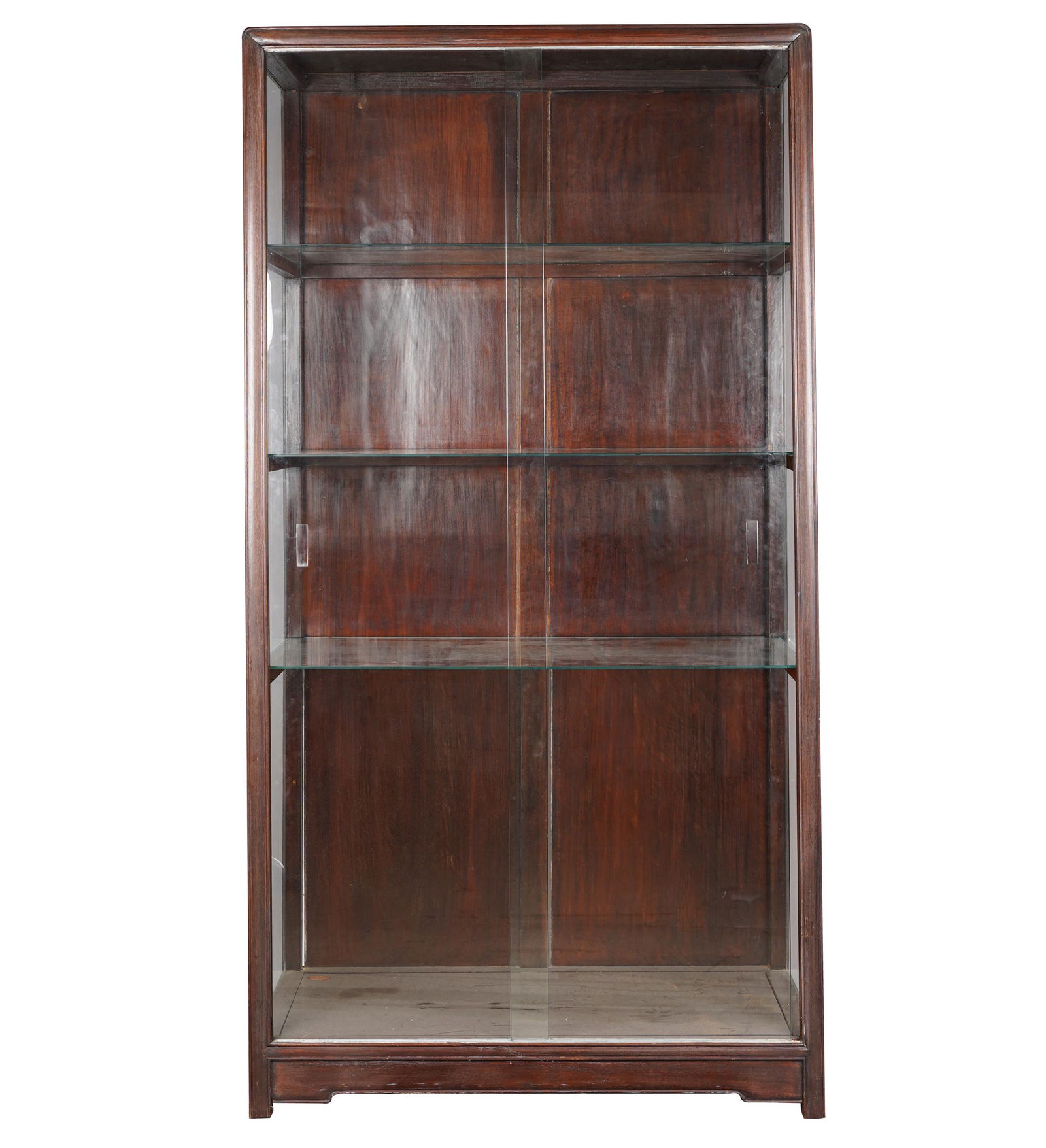CHINESE HARDWOOD VITRINE CABINET (1 of 8)