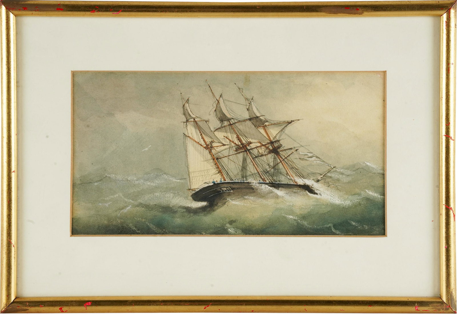 RICHMOND MARKES (FL.1860 - 1890): "RIDING THE STORM" (1 of 7)