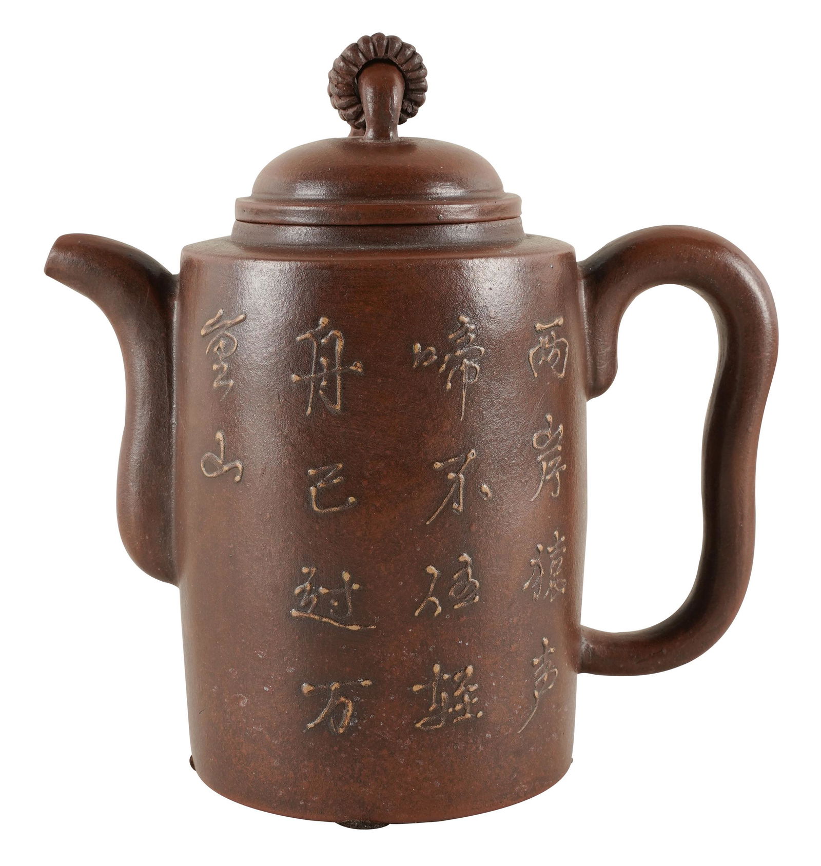 CHINESE YIXING CERAMIC TEAPOT (1 of 7)