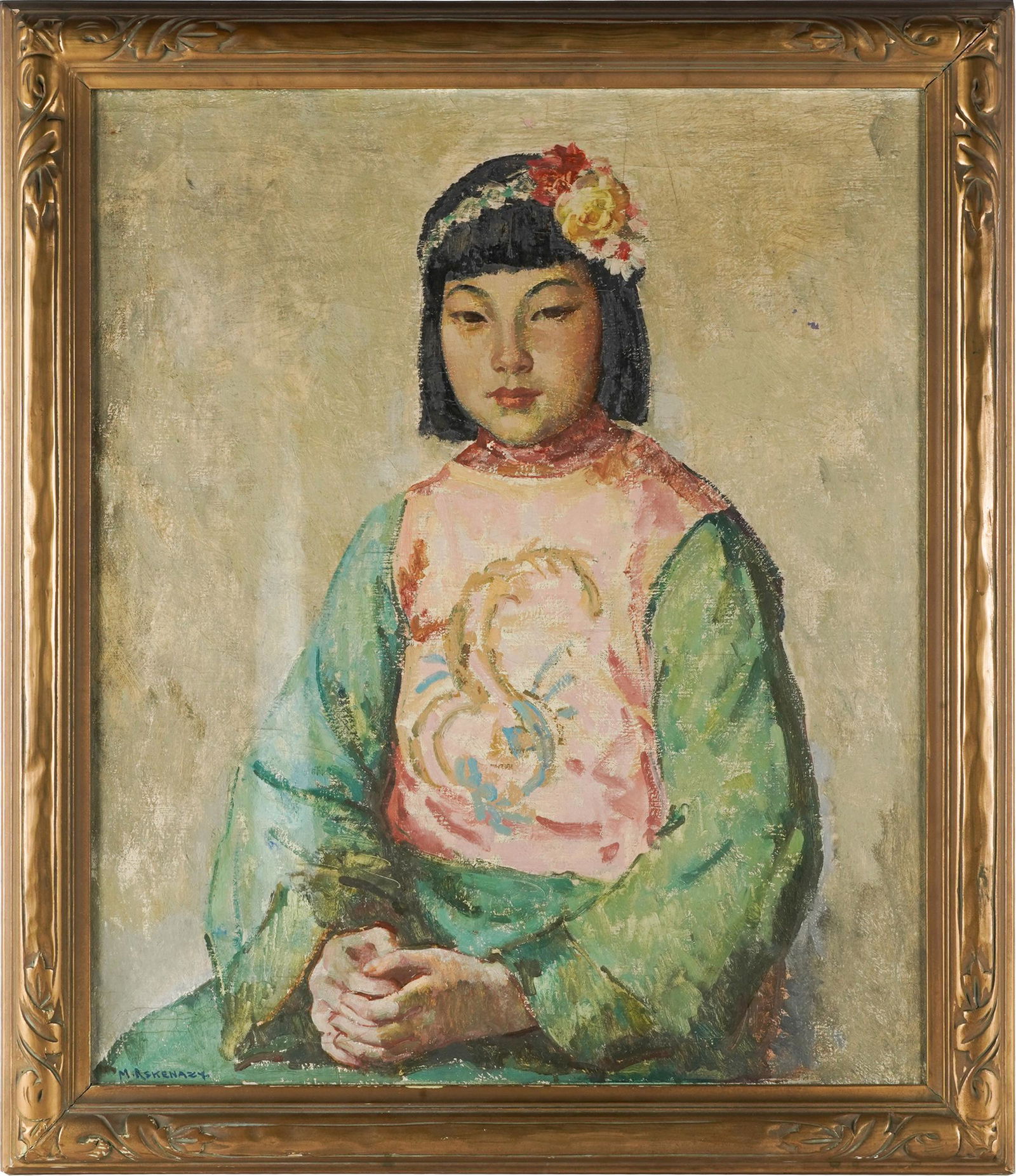 MISCHA ASKENAZY (1888 - 1961): PORTRAIT OF A GIRL (1 of 8)