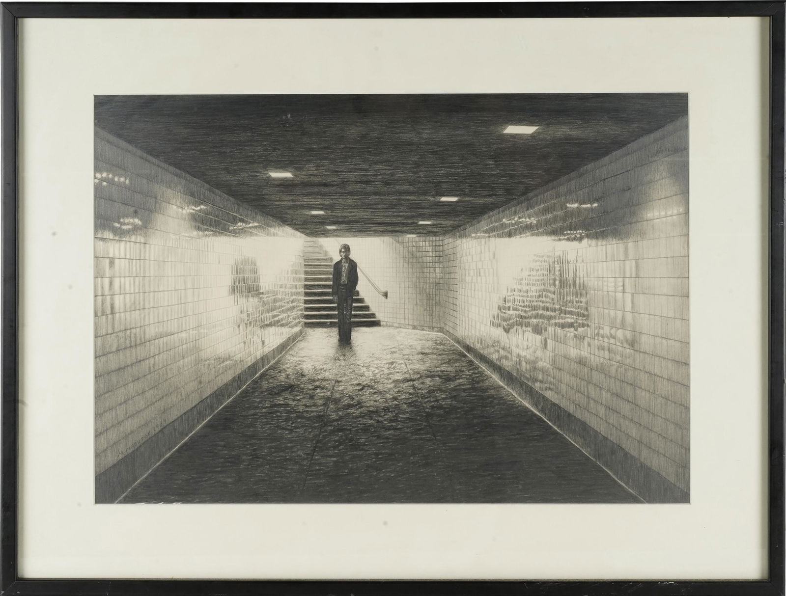 MAX FERGUSON (B. 1959): "DYKMAN PLACE SUBWAY..." (1 of 8)