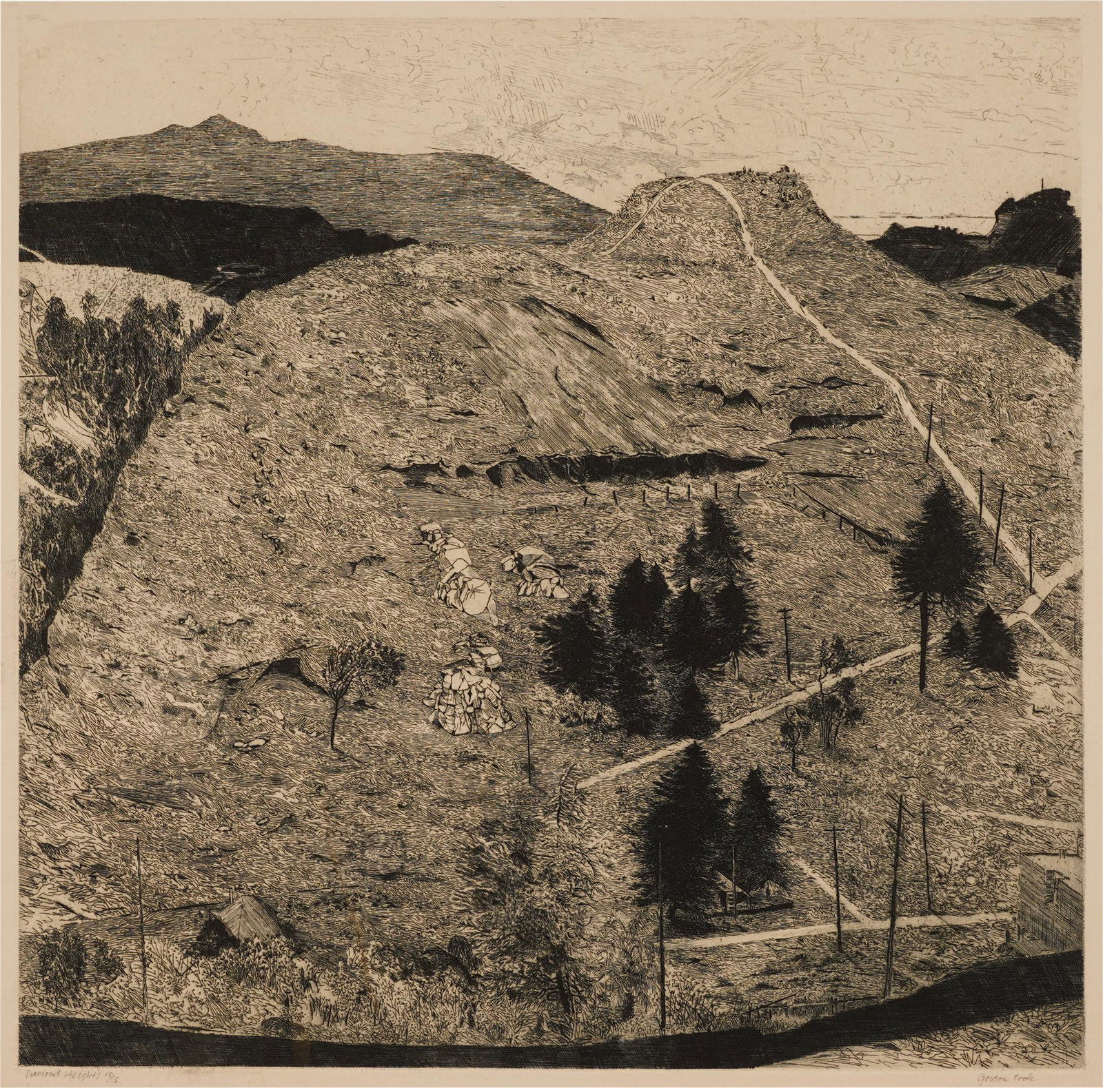 GORDON SCOTT COOK (1927 - 1985): "DIAMOND HEIGHTS" (1 of 13)