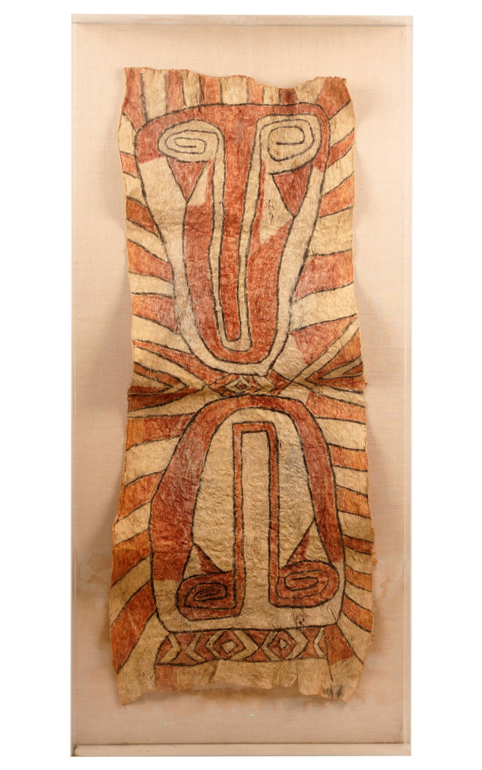 TRIBAL PAINTED BARK PANEL (1 of 8)