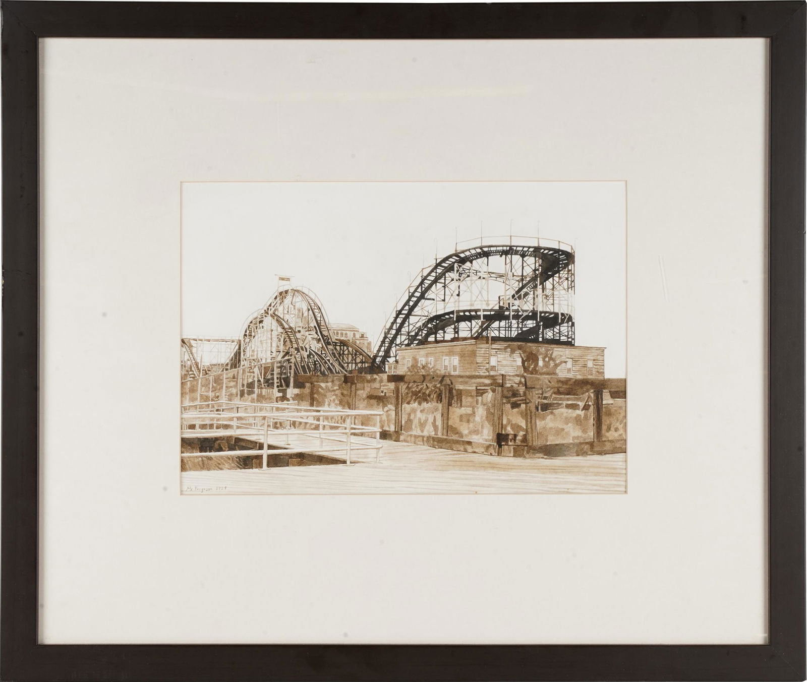 MAX FERGUSON (B. 1959): "CONEY ISLAND" (1 of 7)