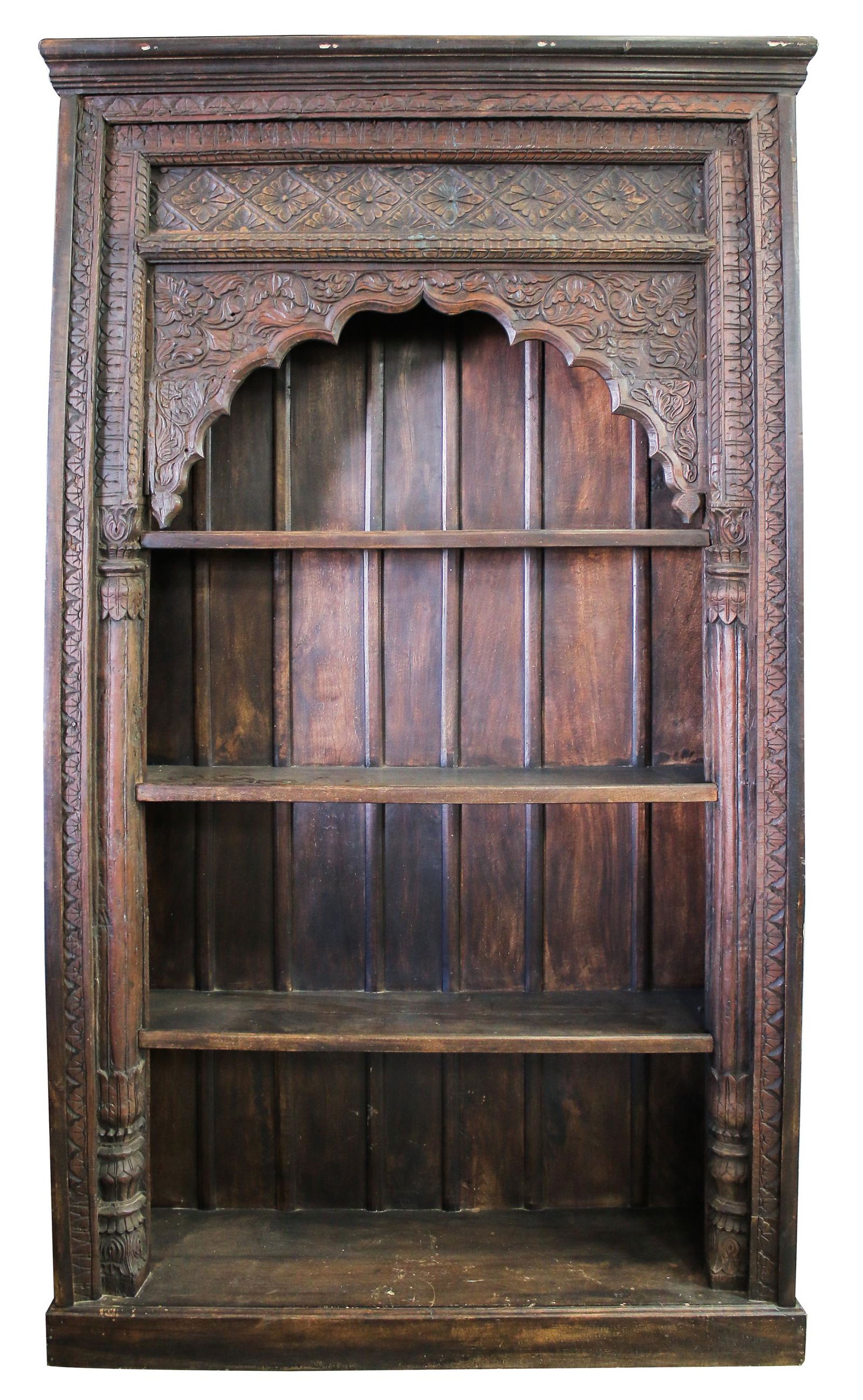 PROVINCIAL CARVED WOOD SHELVES (1 of 15)