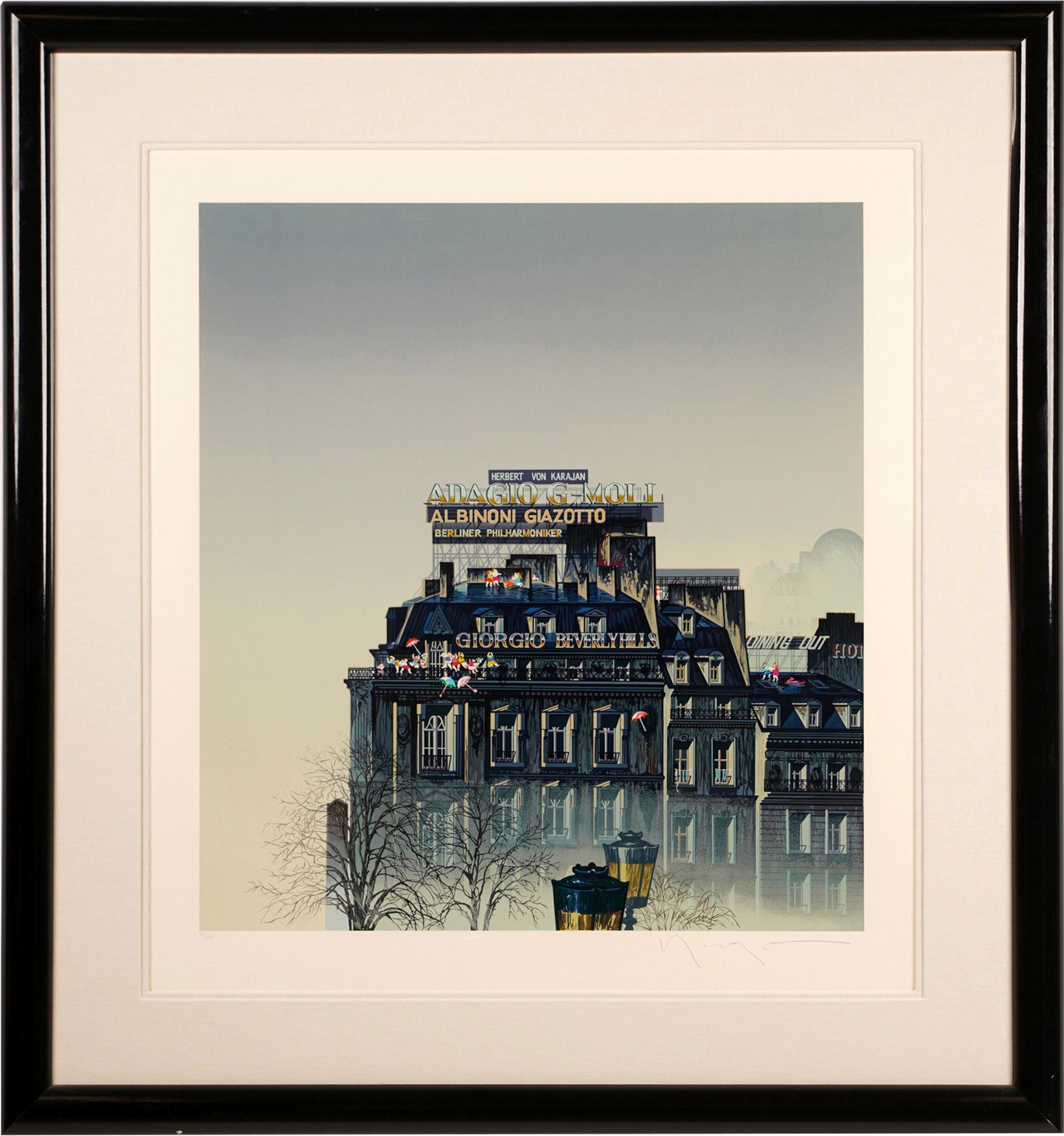 HIRO YAMAGATA (B. 1948): FOGGY ROOFTOP (1 of 11)