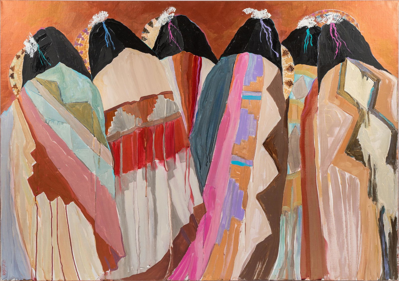 DOLONA ROBERTS (B. 1936): "CEREMONY" (1 of 15)