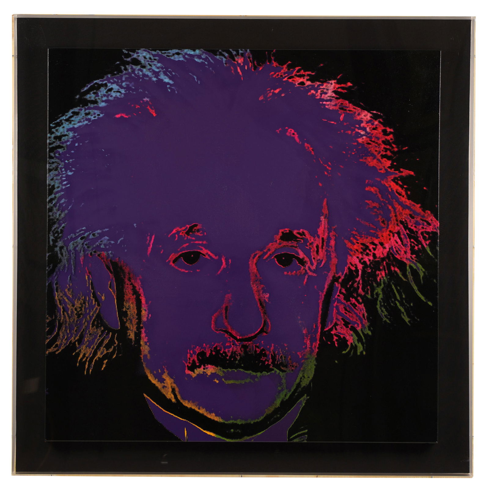 STEVE KAUFMAN (1960 - 2010): EINSTEIN STATE II (PURPLE (1 of 15)