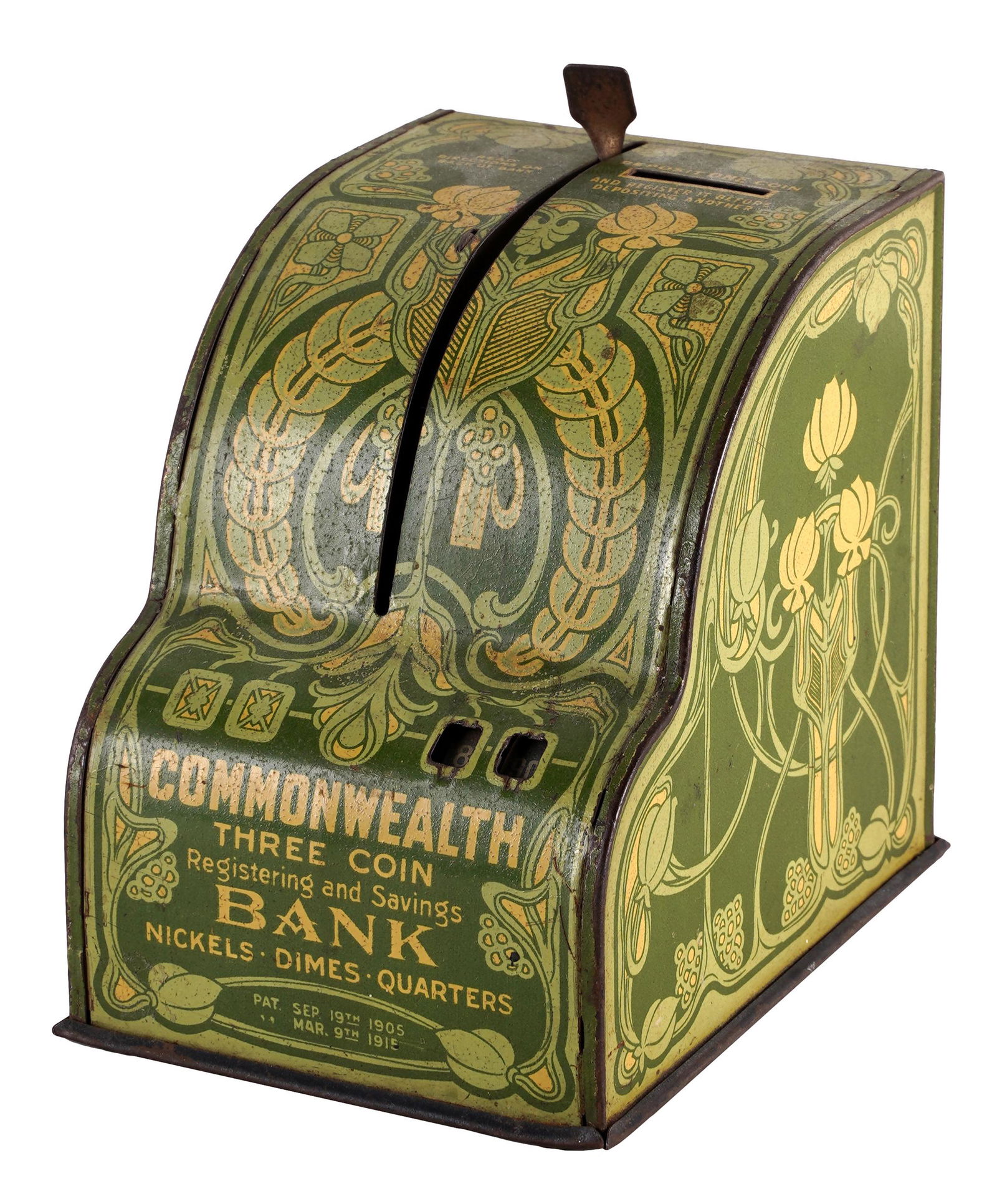 AMERICAN PAINTED METAL TOY BANK (1 of 7)