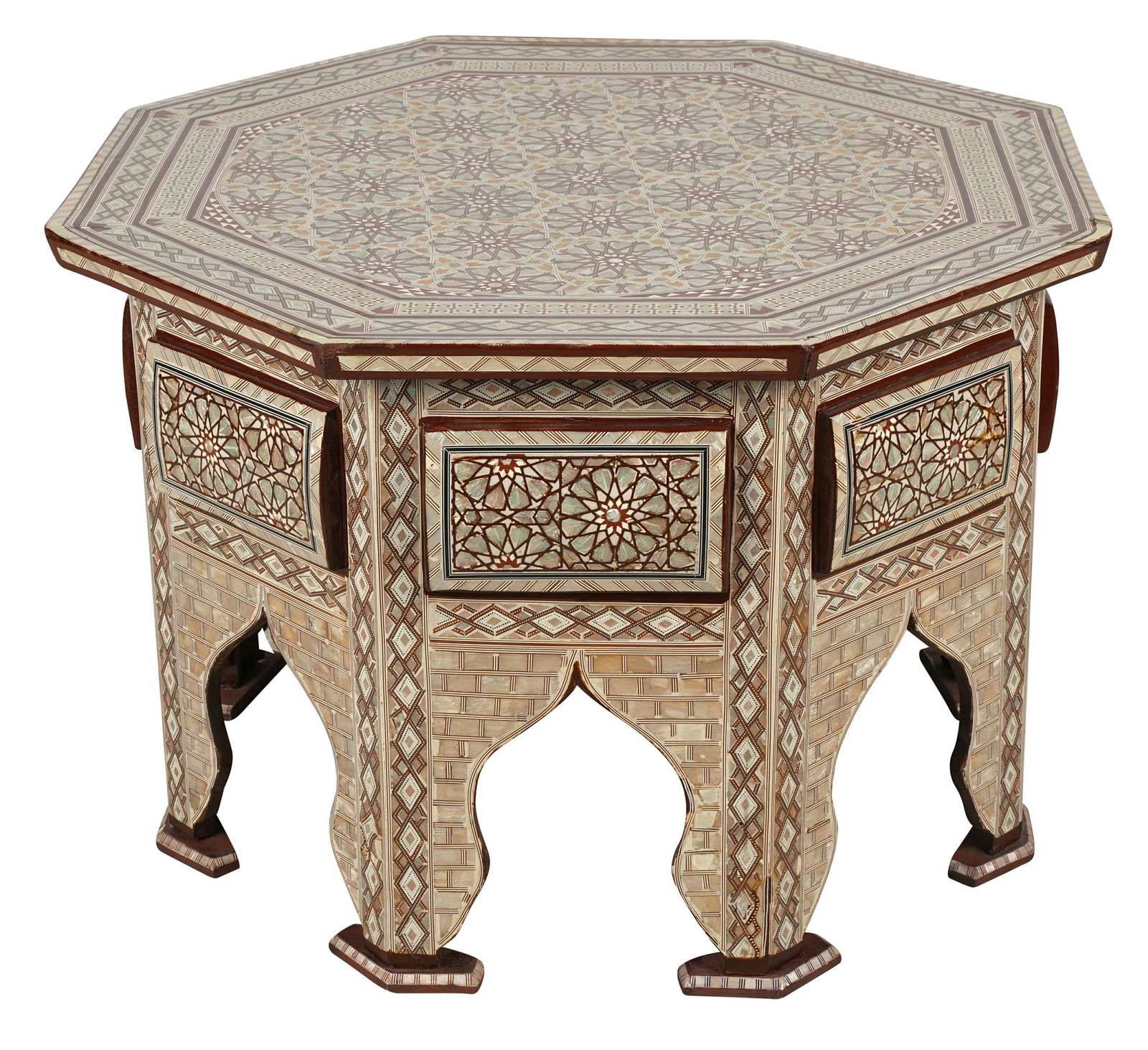 MOORISH STYLE OCTAGONAL OCCASIONAL TABLE (1 of 10)