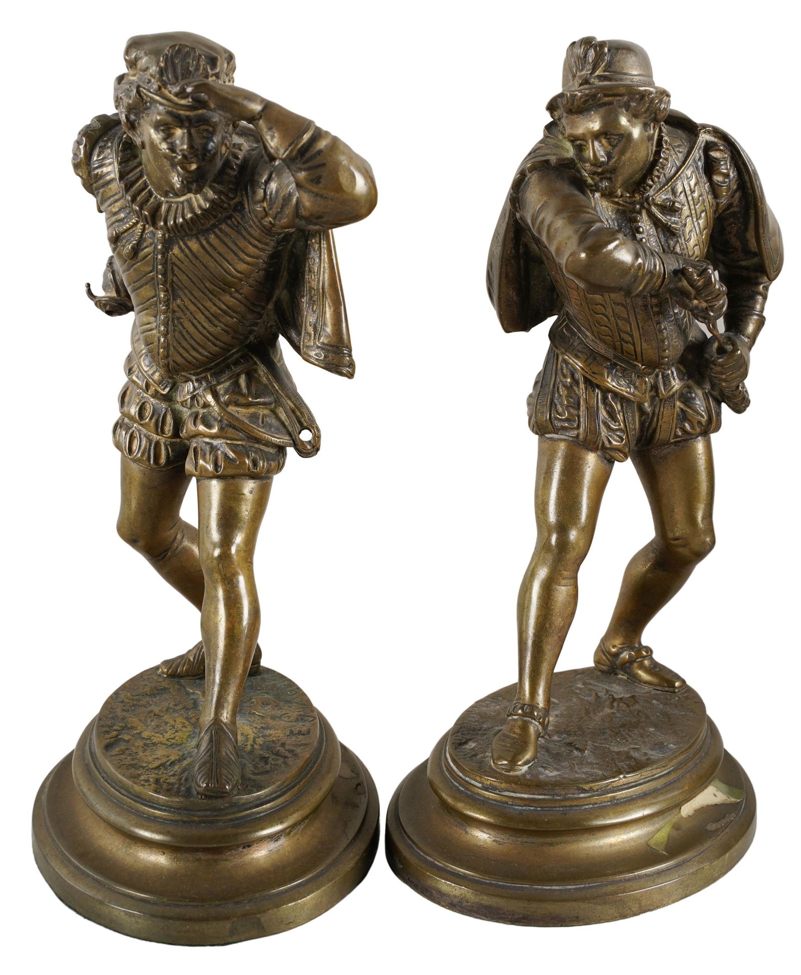 TWO CONTINENTAL BRONZE FIGURES (1 of 11)