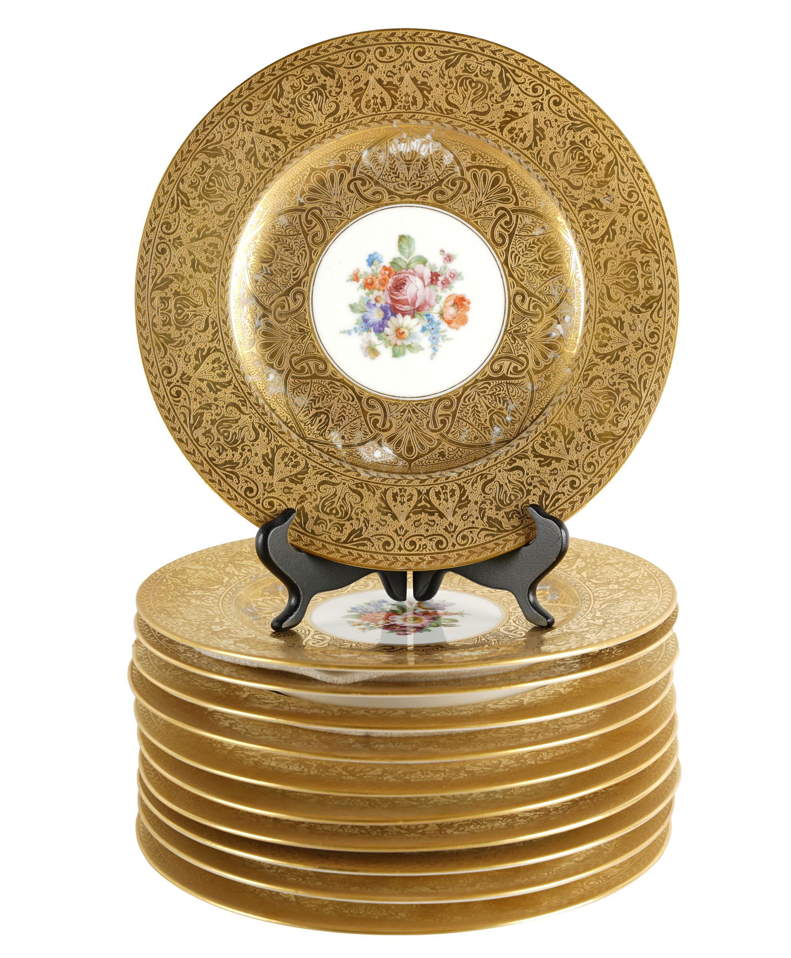 ELEVEN HUTSCHENREUTHER PORCELAIN PLATES (1 of 8)