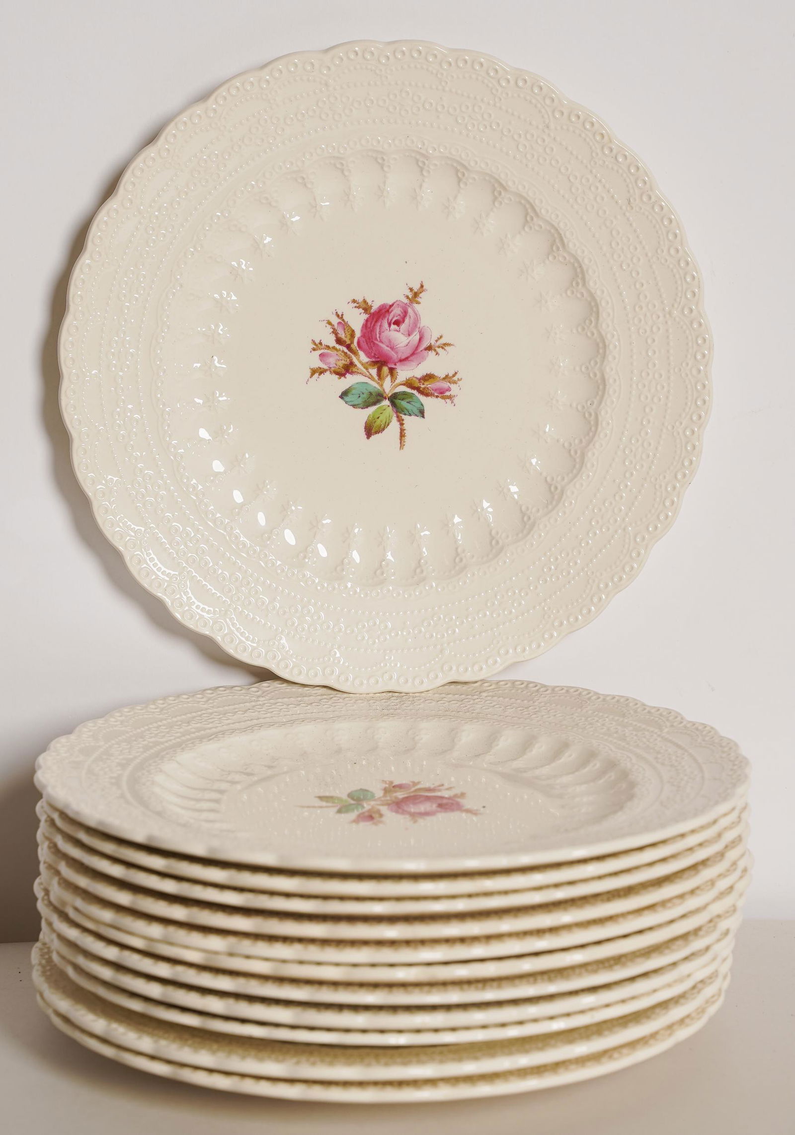 TWELVE COPELAND SPODE PLATES (1 of 5)