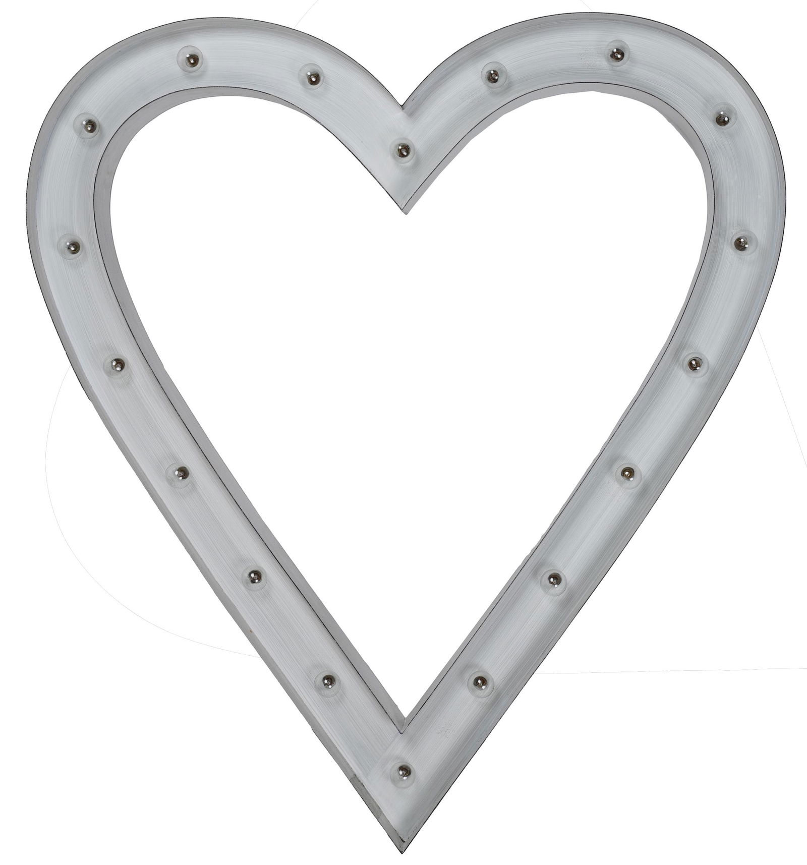 RESTORATION HARDWARE HEART-SHAPED WALL LIGHT (1 of 6)
